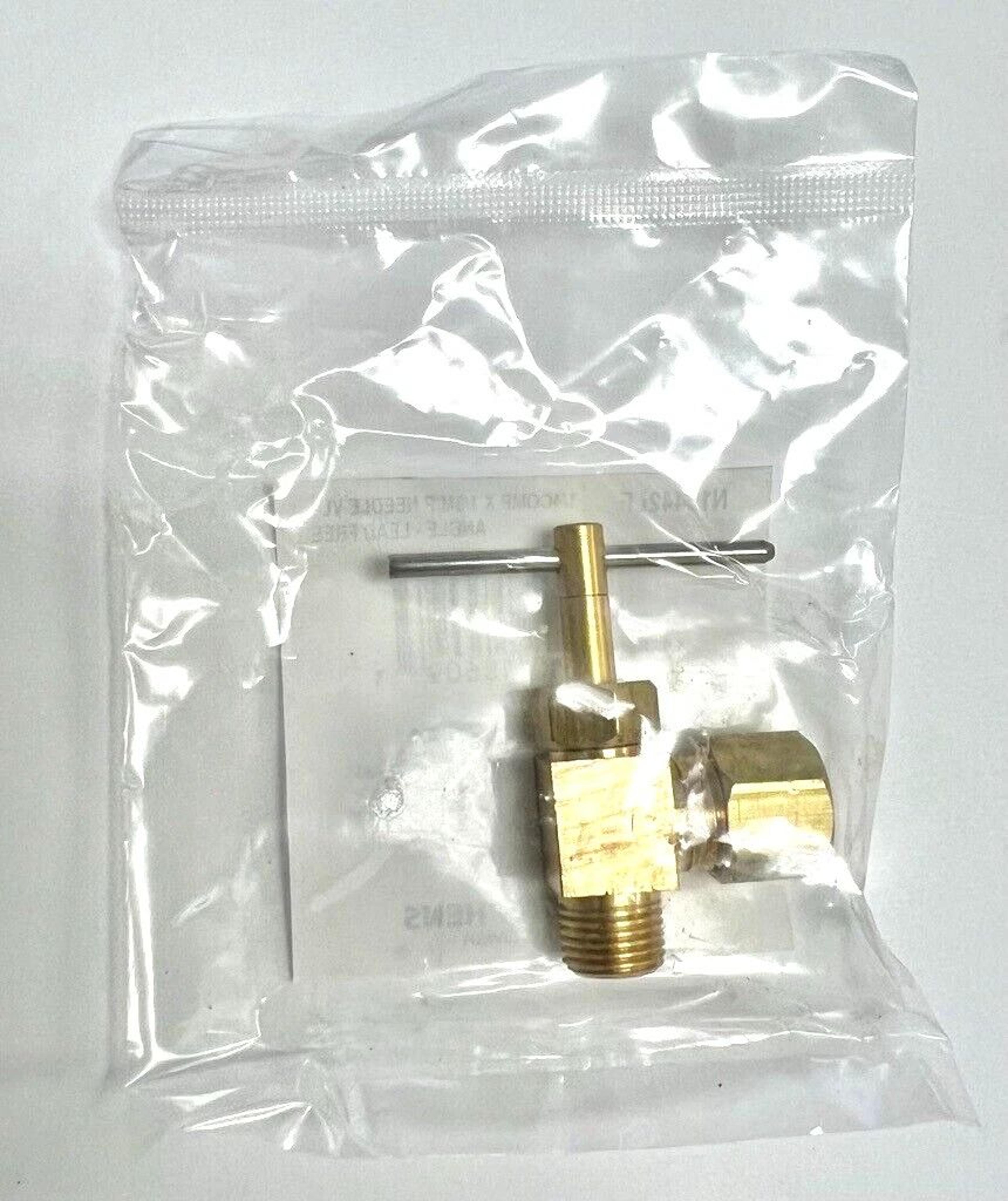 Jones Stephens Lead Free Compression Valve MIP Angle Needle Valve 5