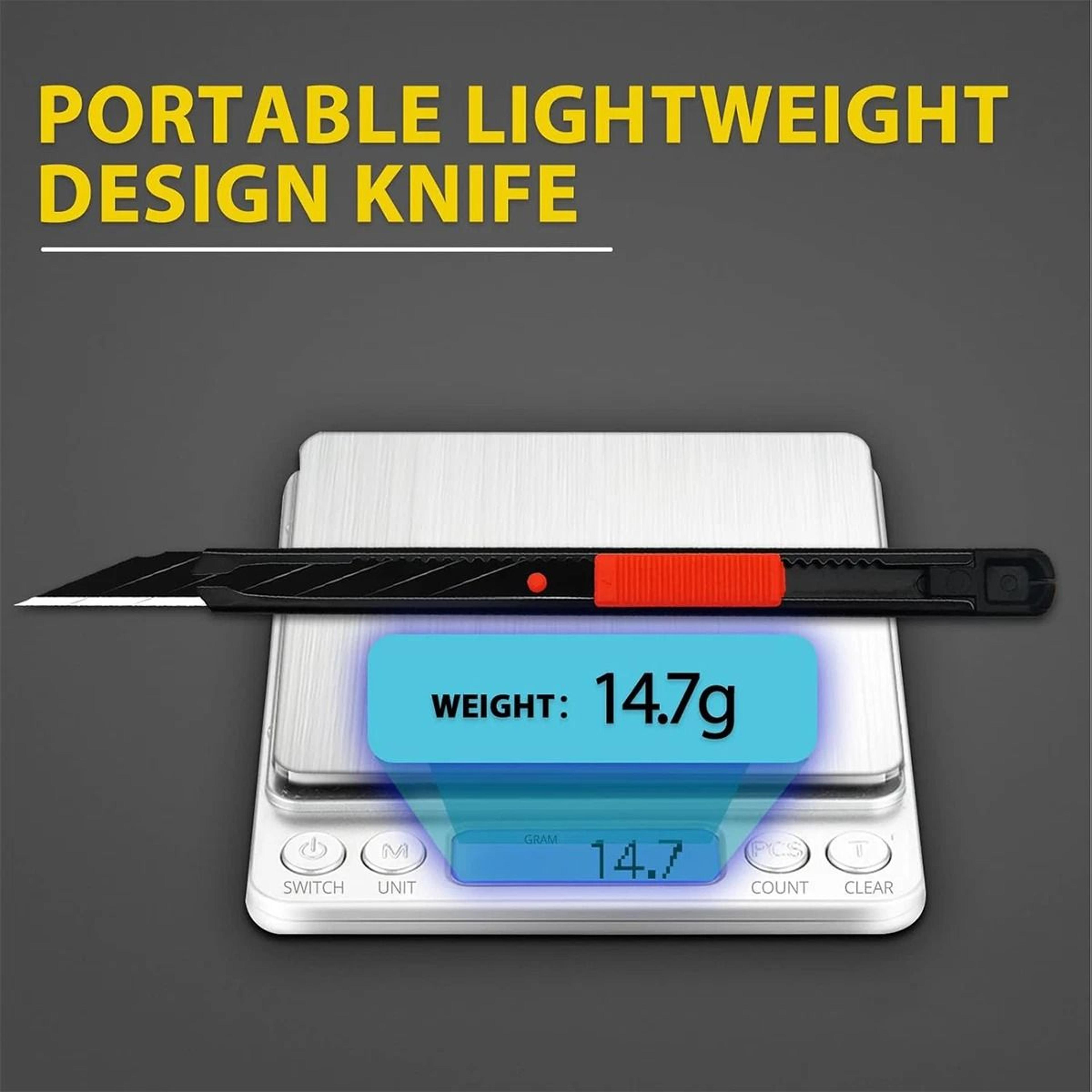 Heavy Duty Box Cutter Knife With Adjustable Length And Rust Resistant Handle 4