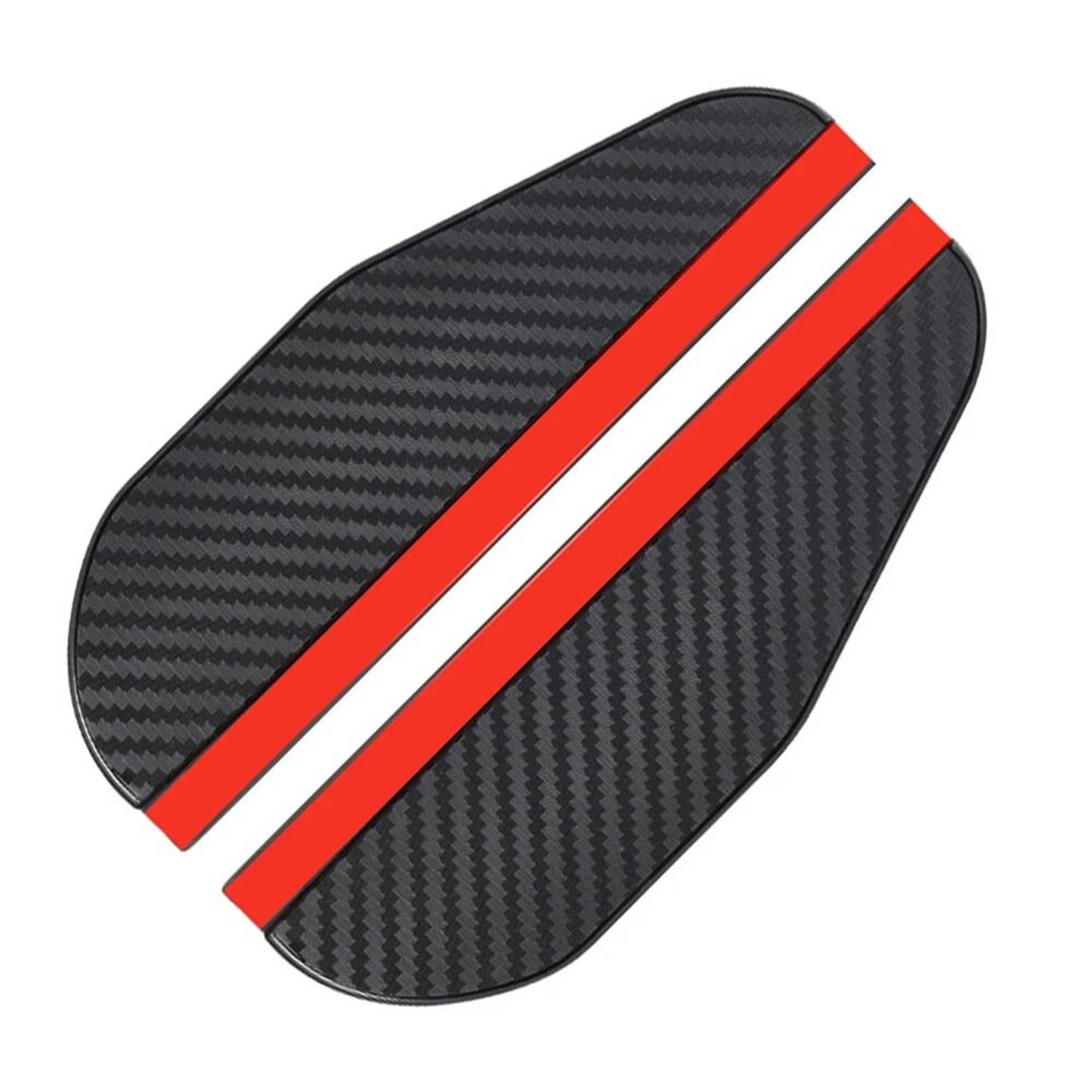 carbon fiber side mirror guards waterproof rain & sun visors for cars