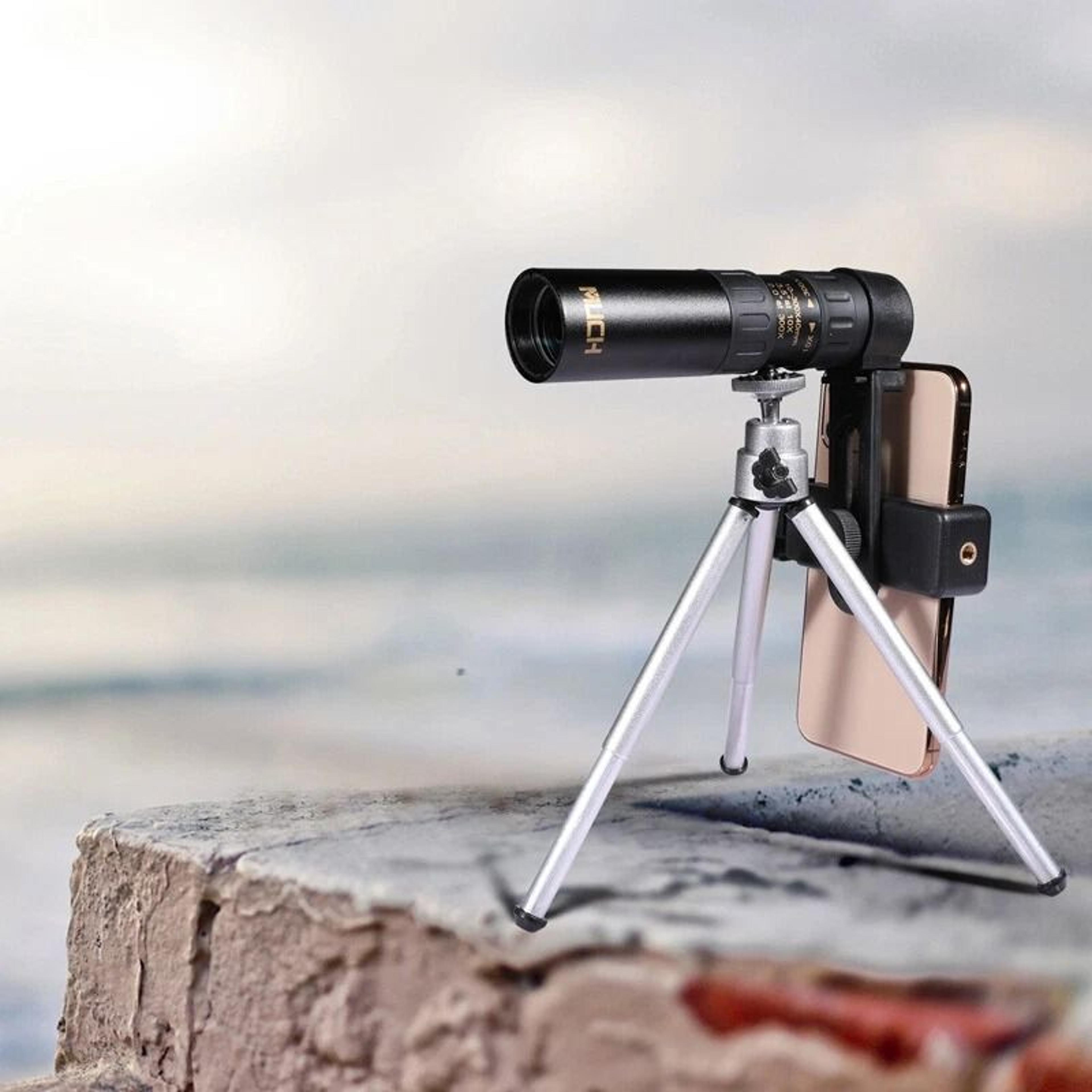 adjustable phone tripod stand with mount holder for cellphones and cameras