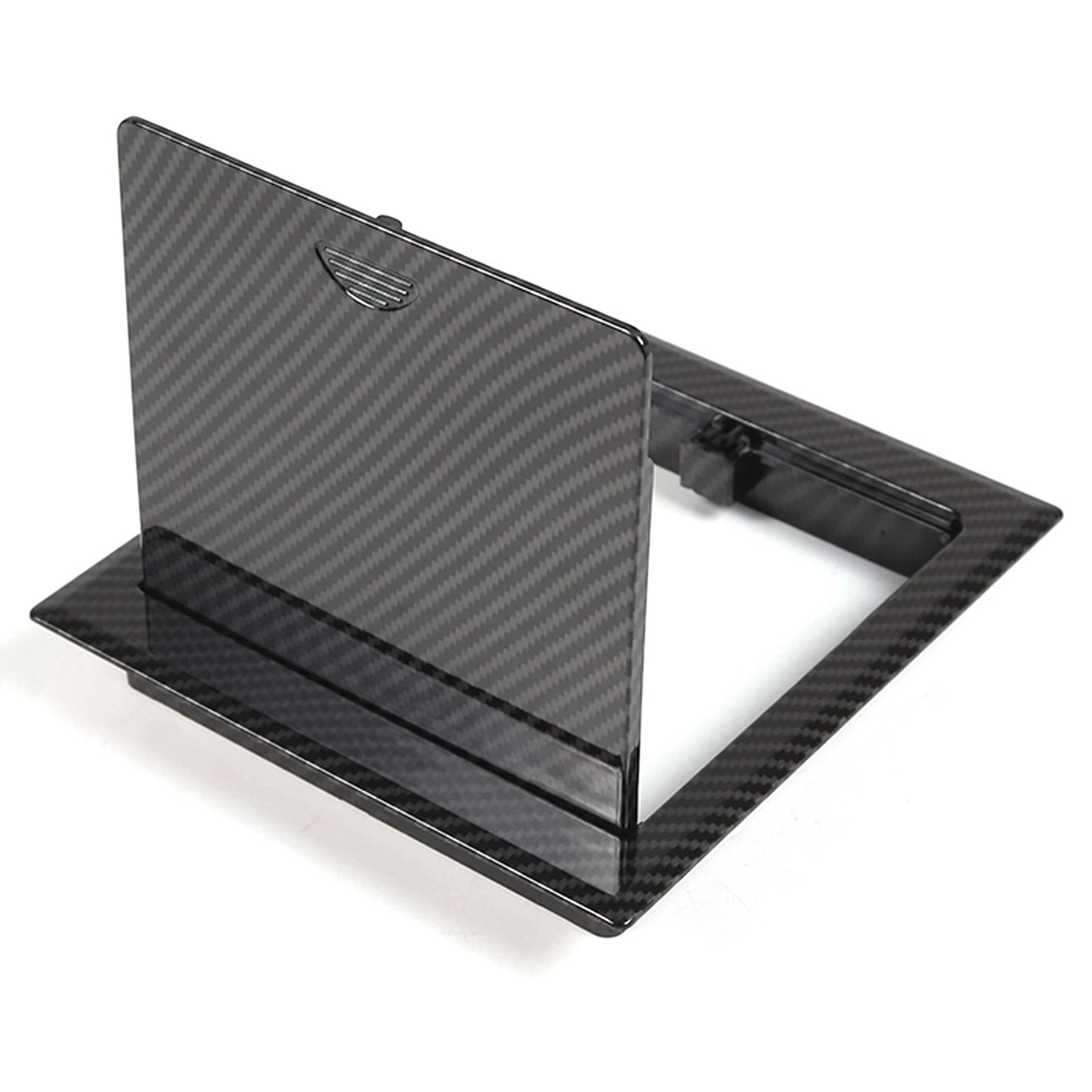 ABS Carbon Console Tray For Toyota Tundra Center Console Armrest Box Storage Solution 2