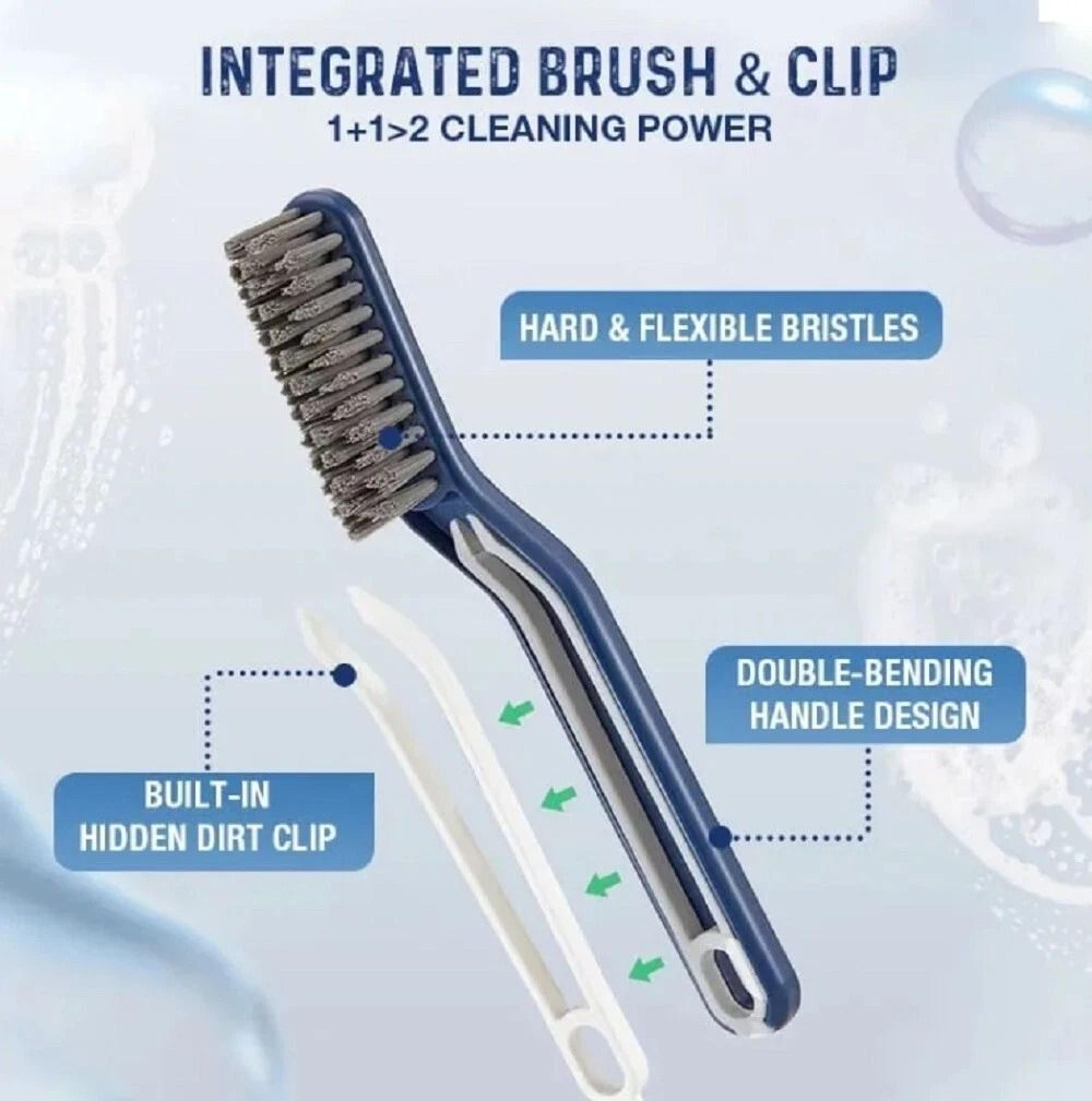2 In 1 Grout Cleaner Tool For Floor Seam Cleaner  Corner Brush Cleaner Perfect For Kitchen  Bath 5