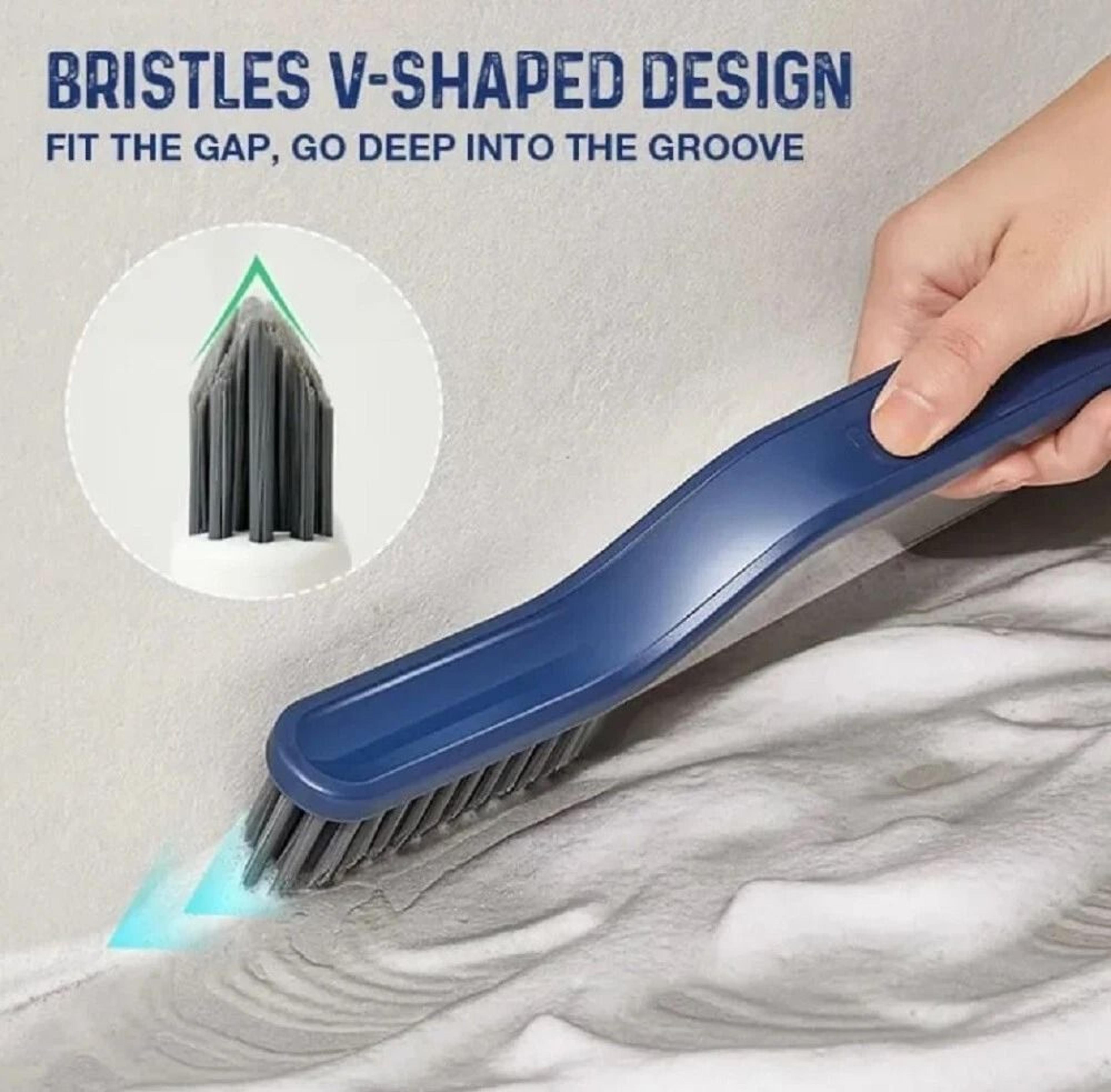 2 In 1 Grout Cleaner Tool For Floor Seam Cleaner  Corner Brush Cleaner Perfect For Kitchen  Bath 9