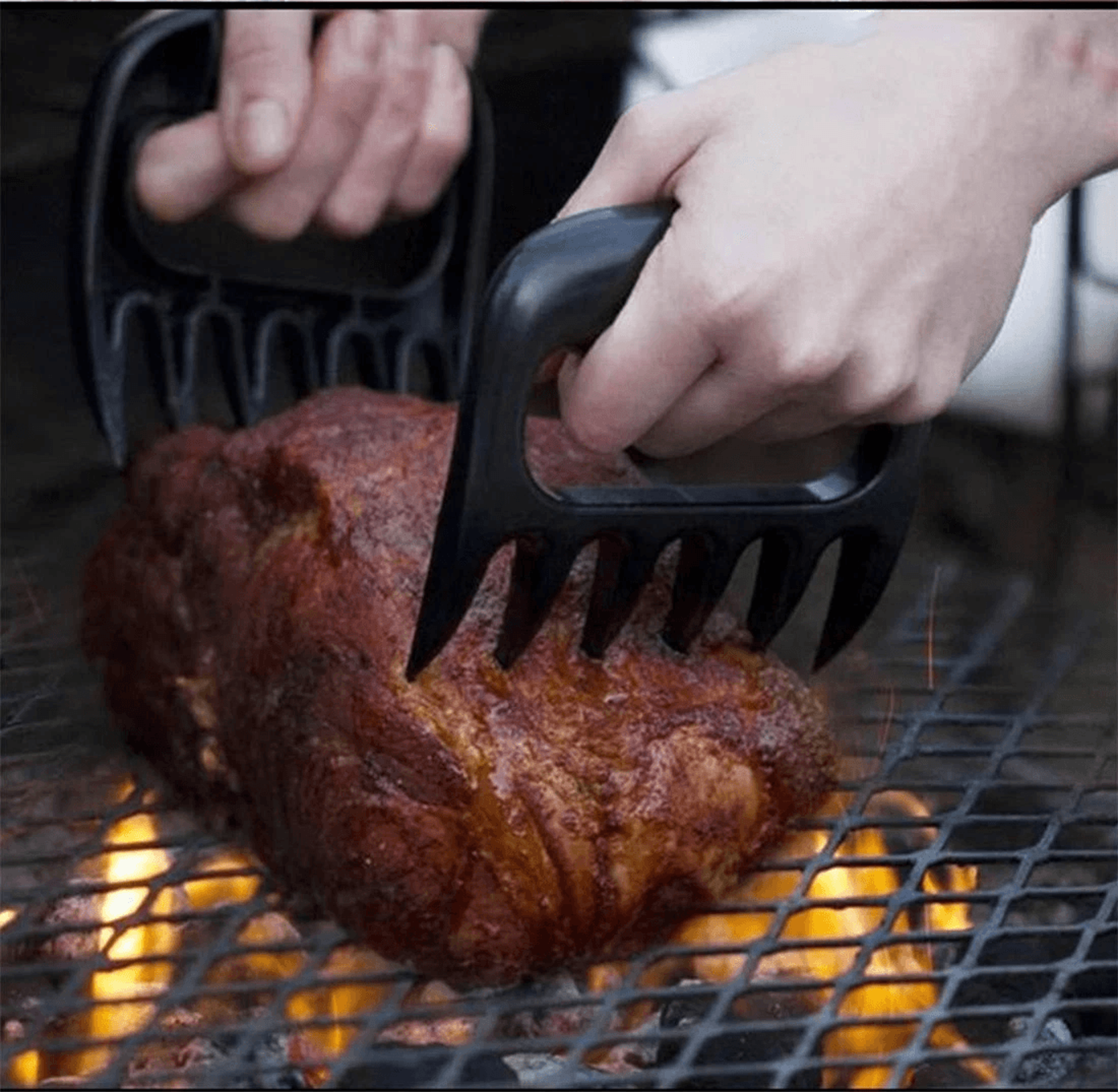 Heavy Duty BBQ Meat Claws Pulled Pork Shredder Forks 2Pack 1