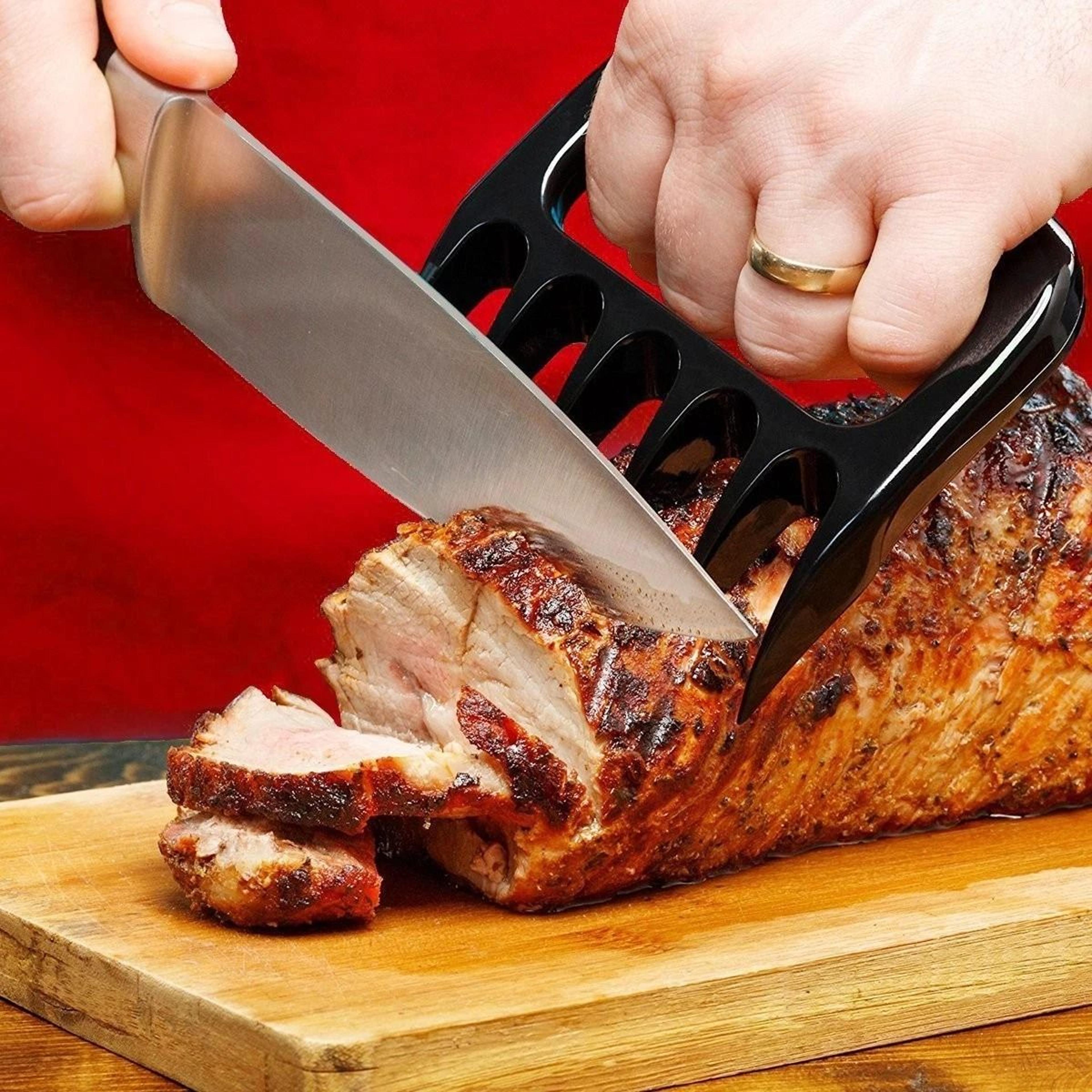 Heavy Duty BBQ Meat Claws Pulled Pork Shredder Forks 2Pack 3