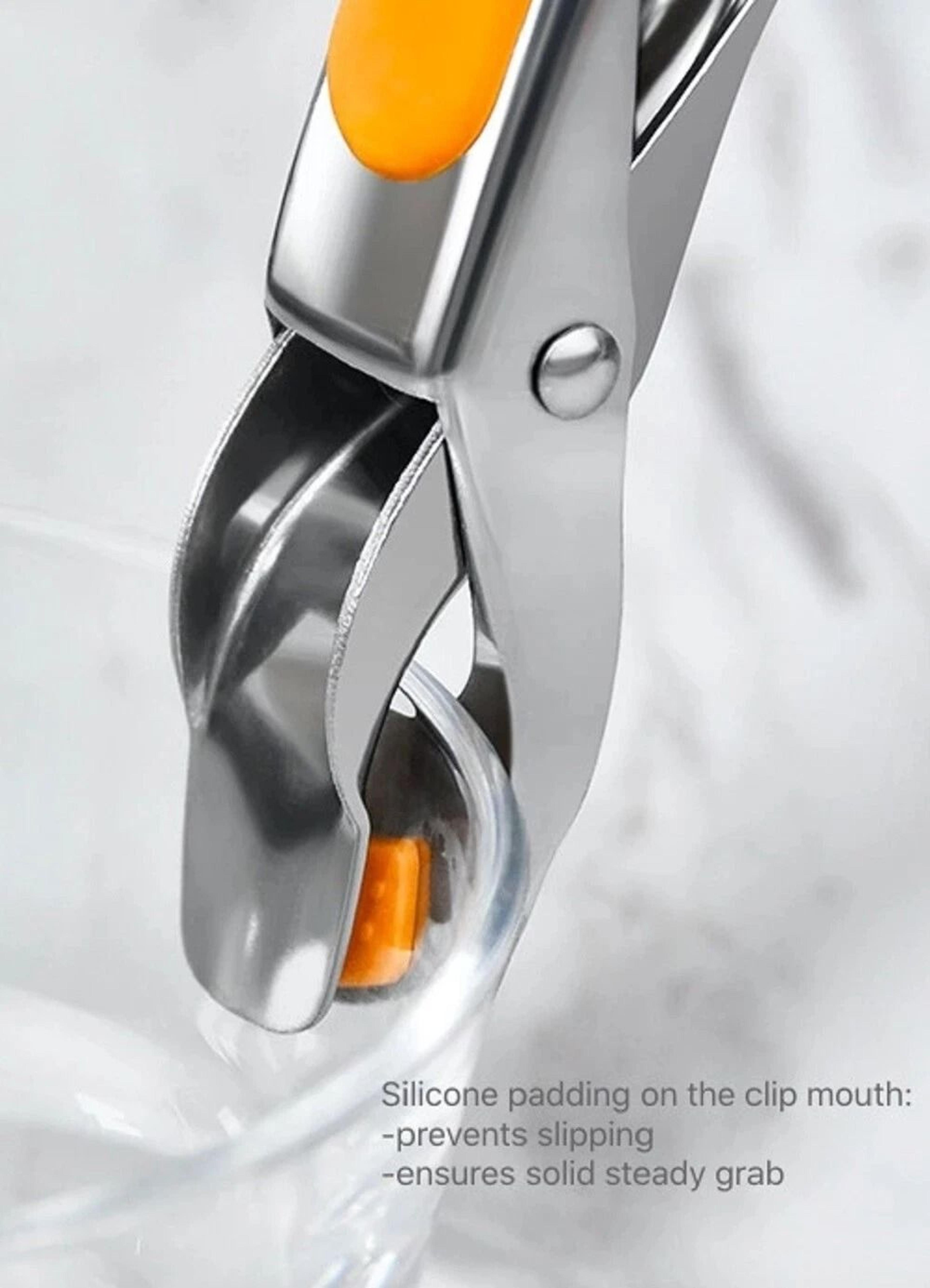 Stainless Steel AntiScald Plate Gripper Kitchen Tongs  Safe Dish Lifter Clamp For Hot Plates And Bo 2