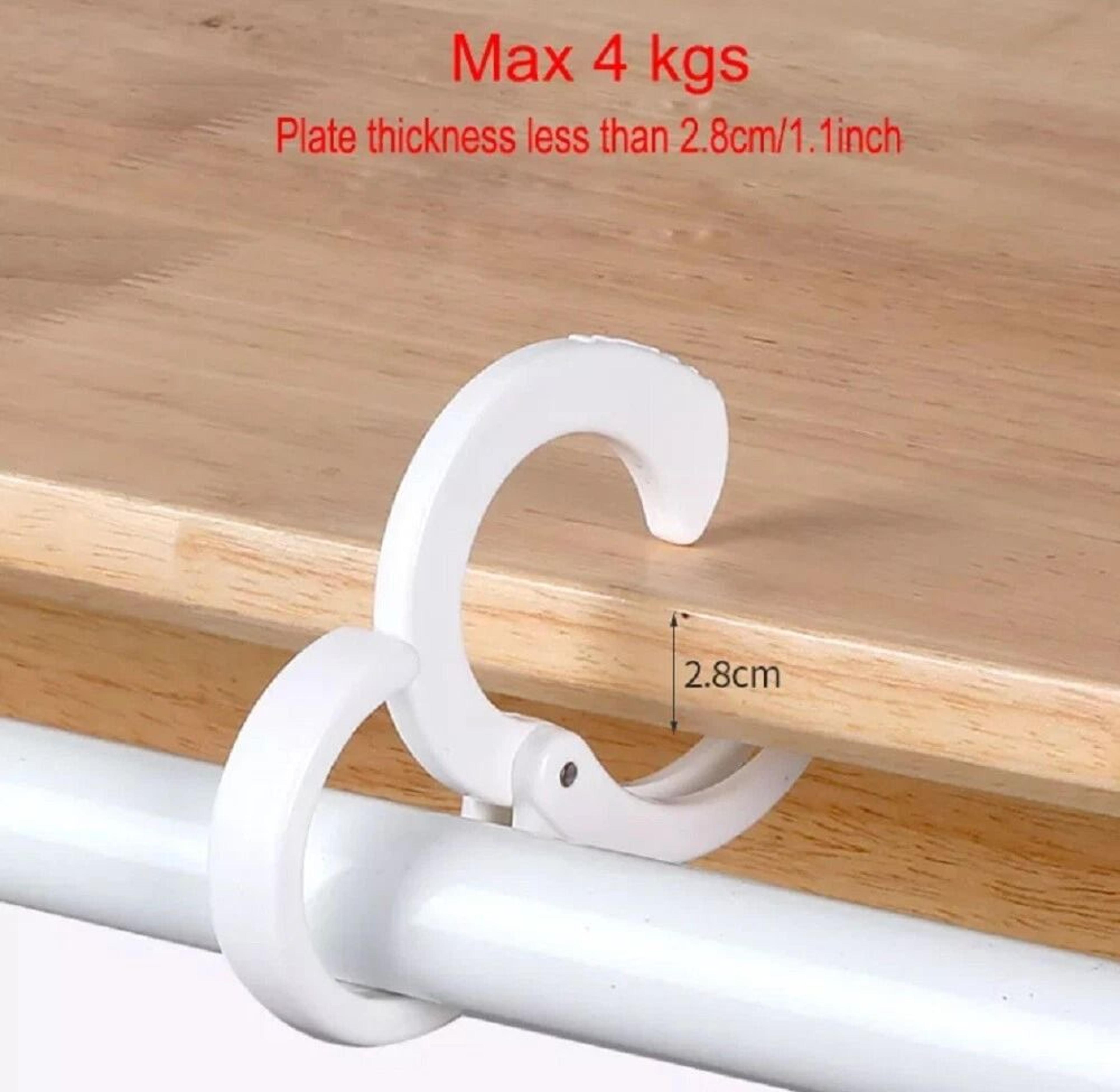 Table Edge Clips Windproof Hangers For Desk Shelf  Crossbar Clamp 1