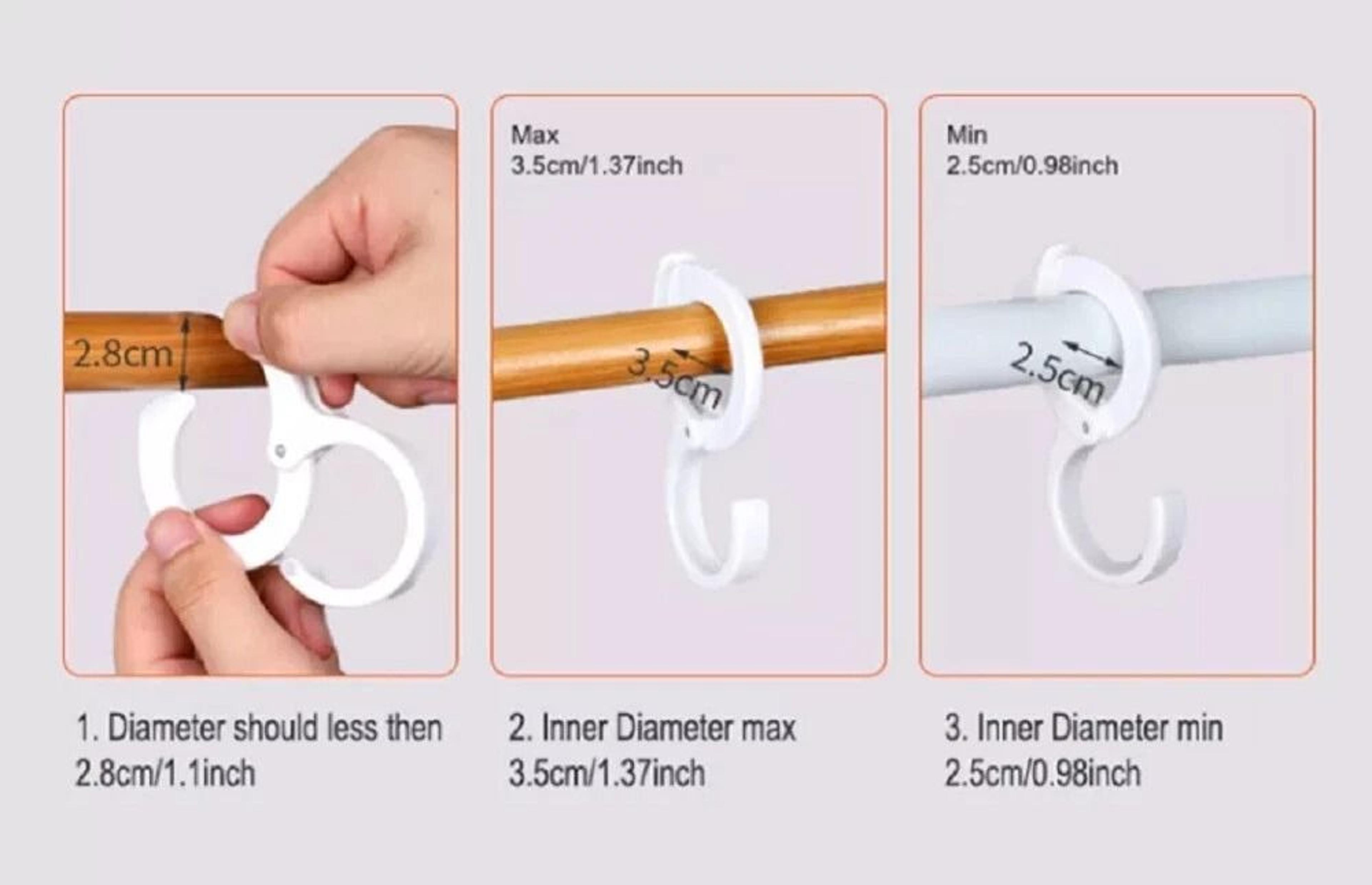 Table Edge Clips Windproof Hangers For Desk Shelf  Crossbar Clamp 6