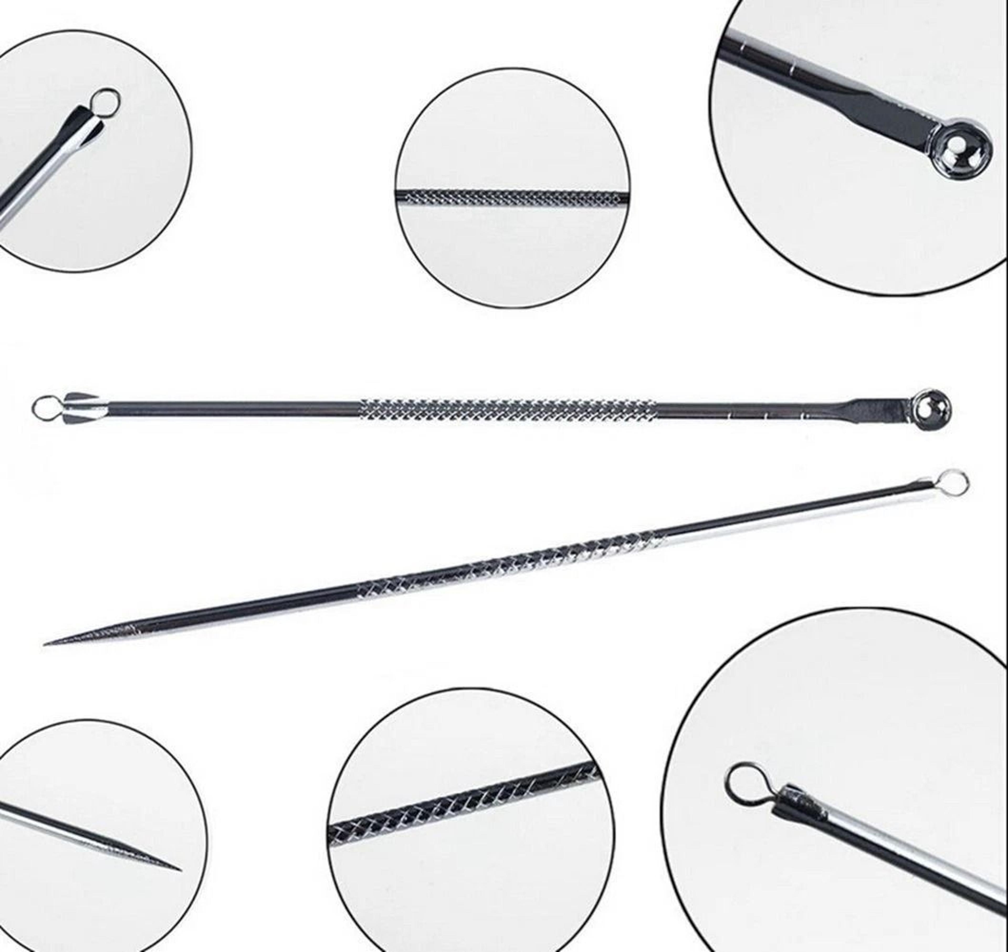 Blackhead Remover Kit Stainless Steel Pimple Extractor Tools For Acne  Comedone Treatment 2