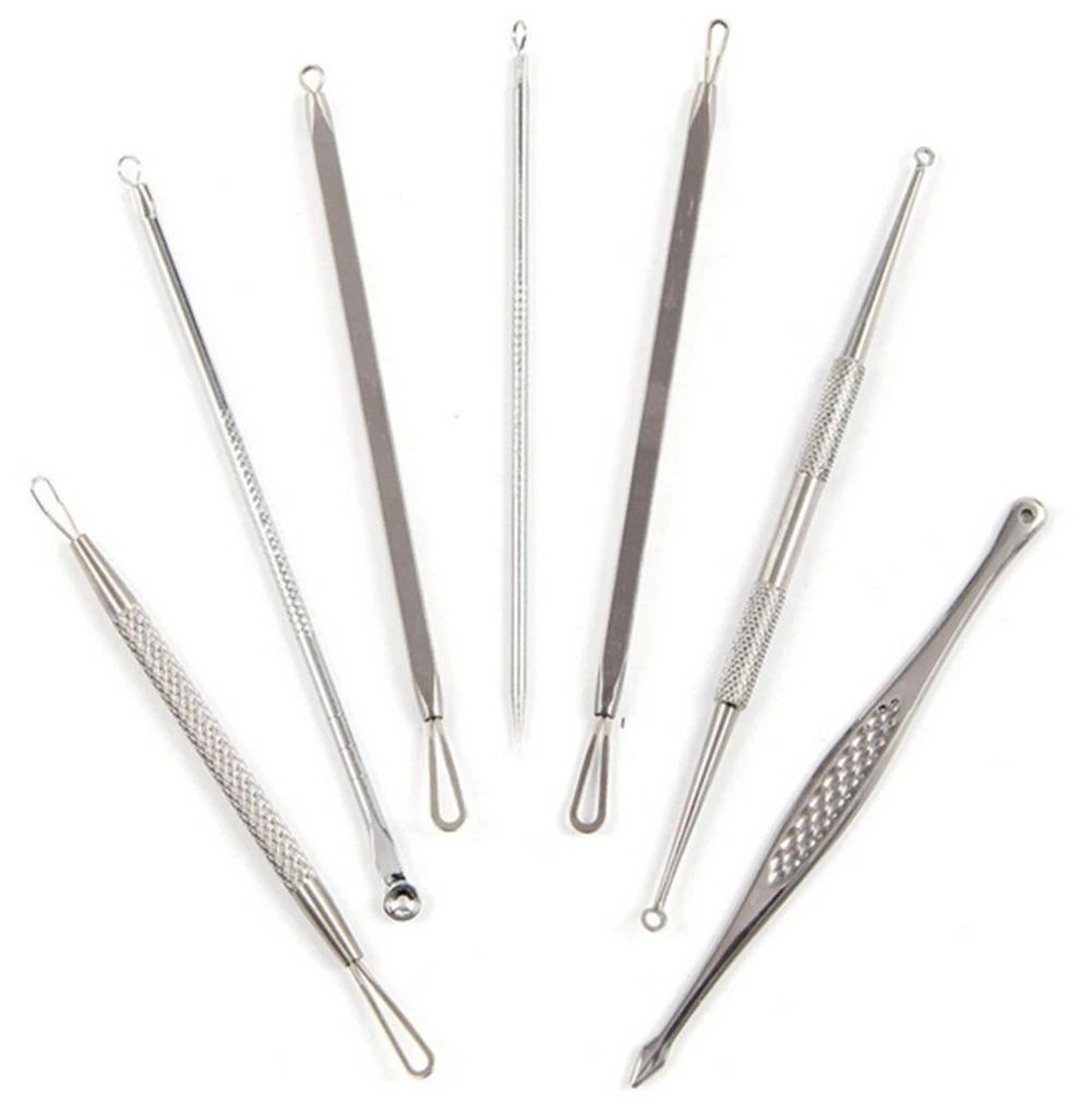 Blackhead Remover Kit Stainless Steel Pimple Extractor Tools For Acne  Comedone Treatment 3