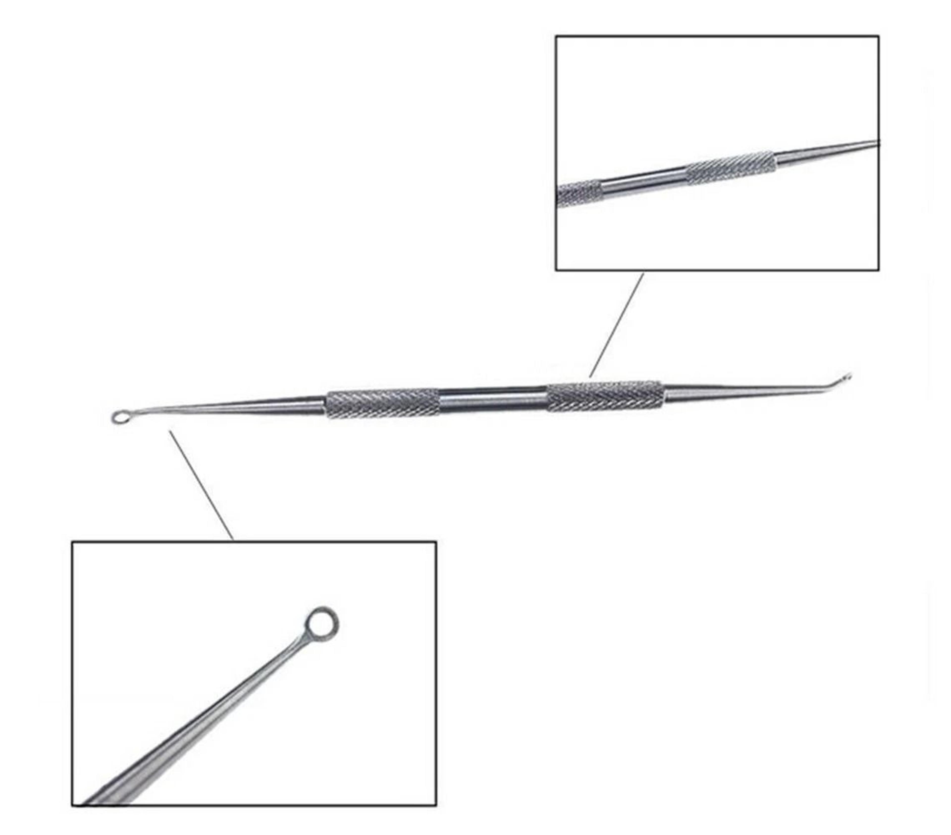 Blackhead Remover Kit Stainless Steel Pimple Extractor Tools For Acne  Comedone Treatment 5