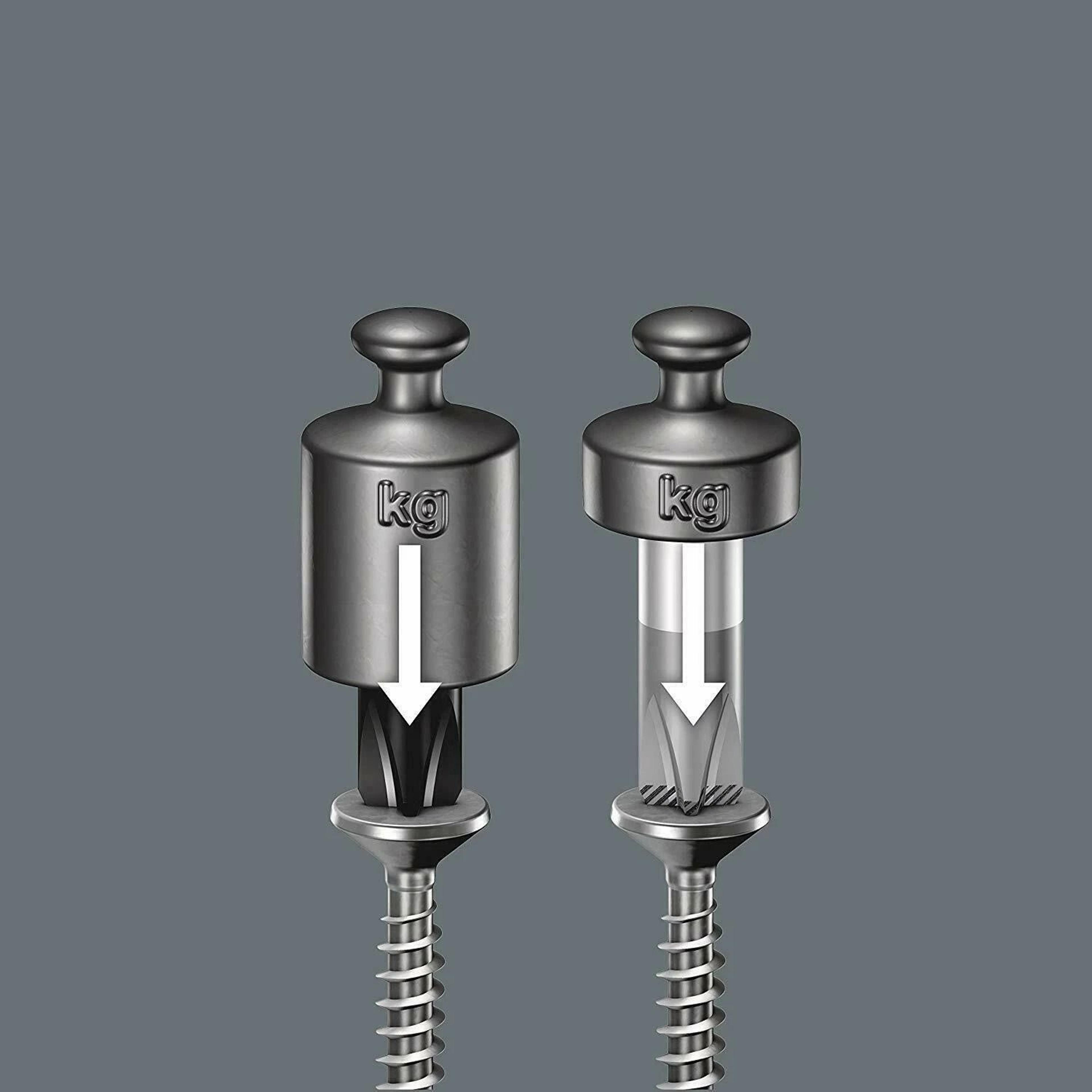 Wera PH2 Lasertip Phillips Screwdriver With Kraftform Plus Grip 3