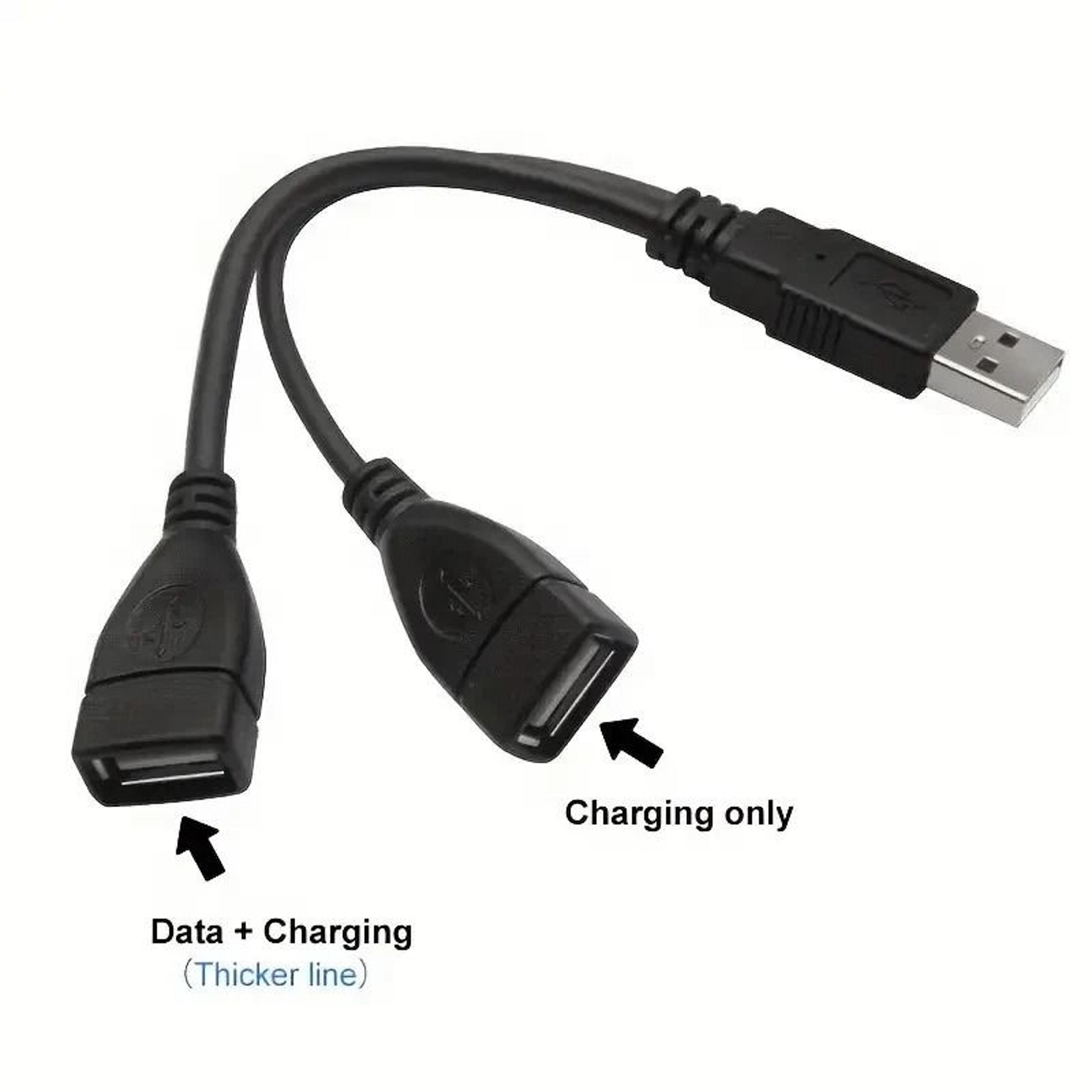 2 Port USB Splitter Cable USB Adapter With Dual Female Ports For Easy Power And Device Connection 4