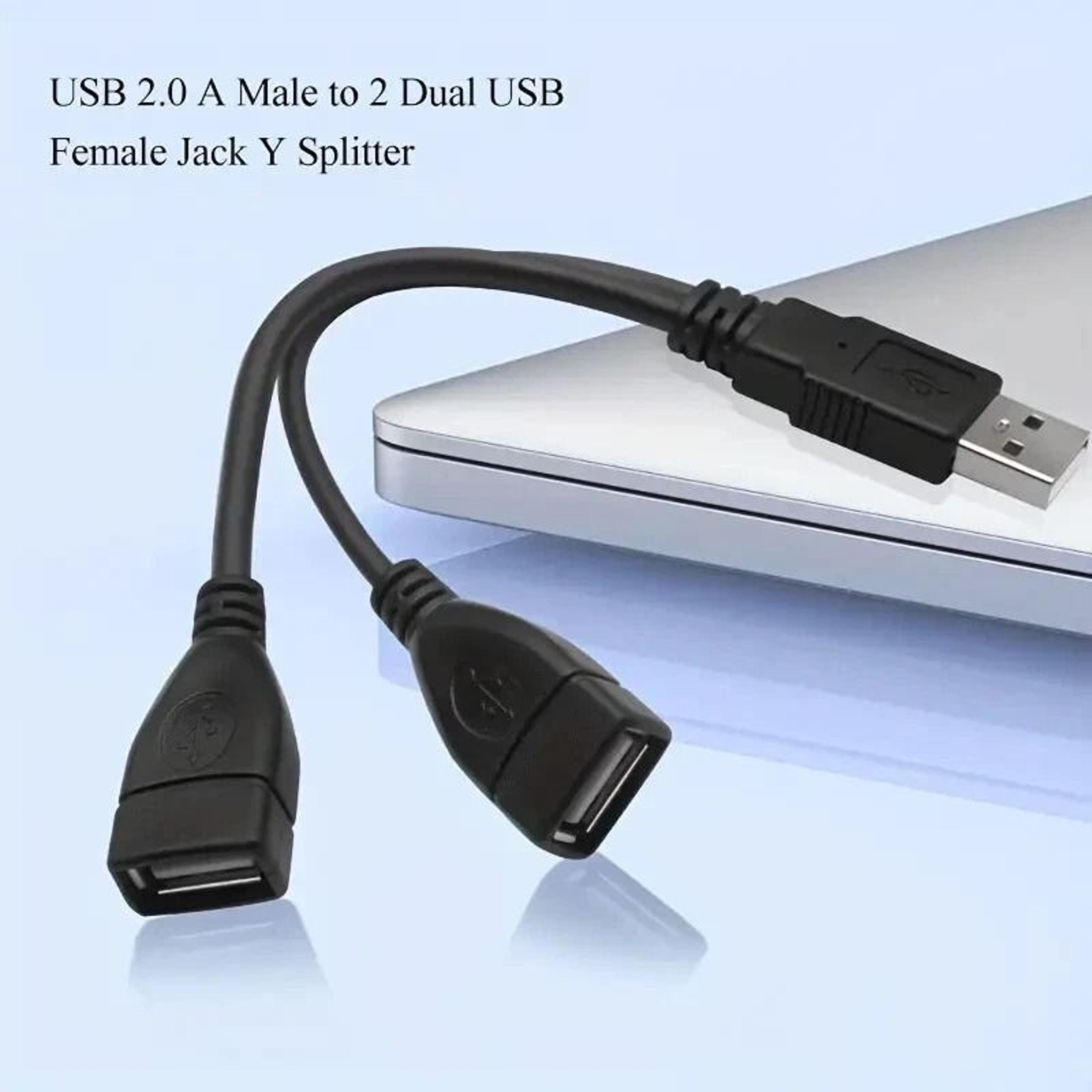 2 Port USB Splitter Cable USB Adapter With Dual Female Ports For Easy Power And Device Connection 8