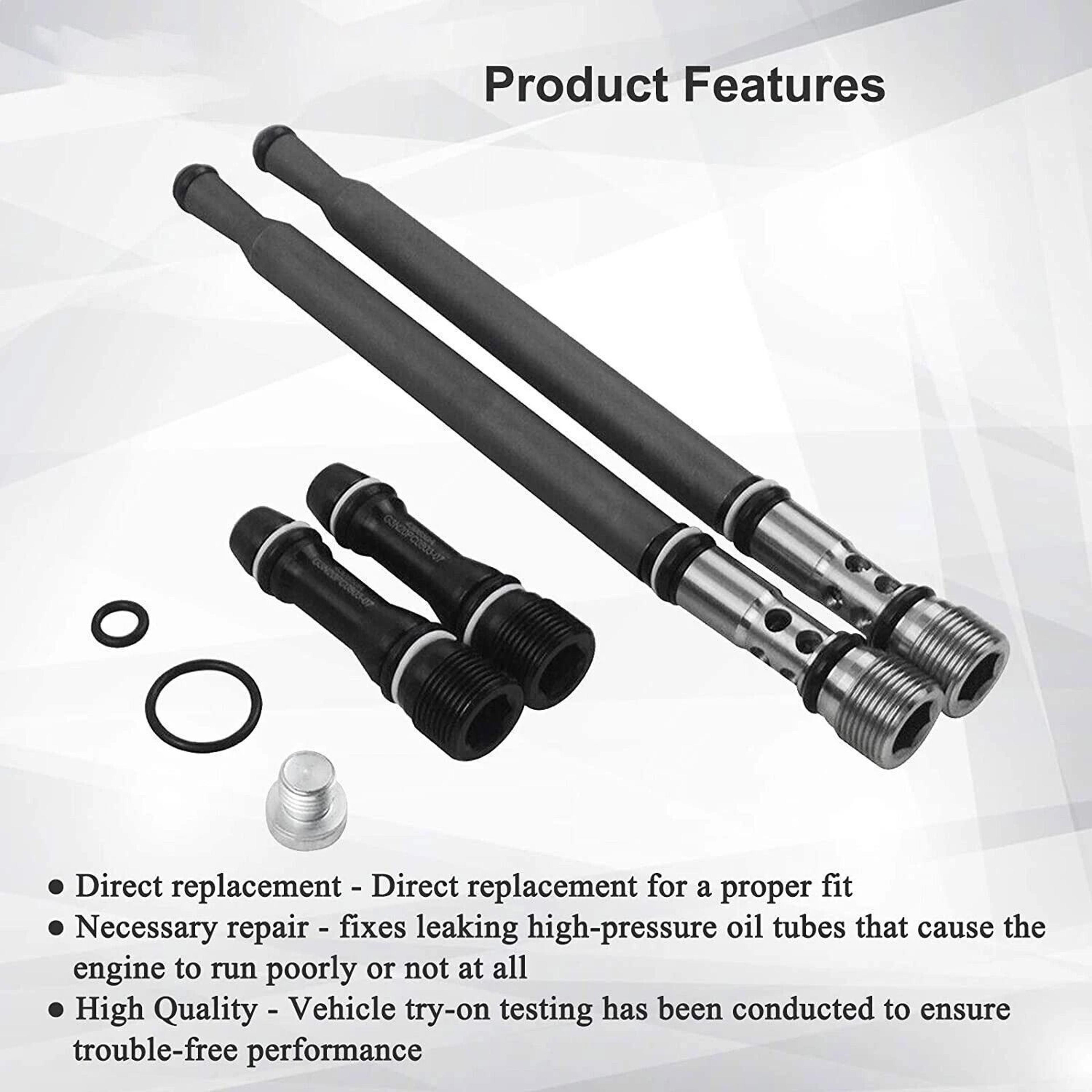 Updated Powerstroke Stand Pipe Dummy Plug Kit For Ford Diesel 8
