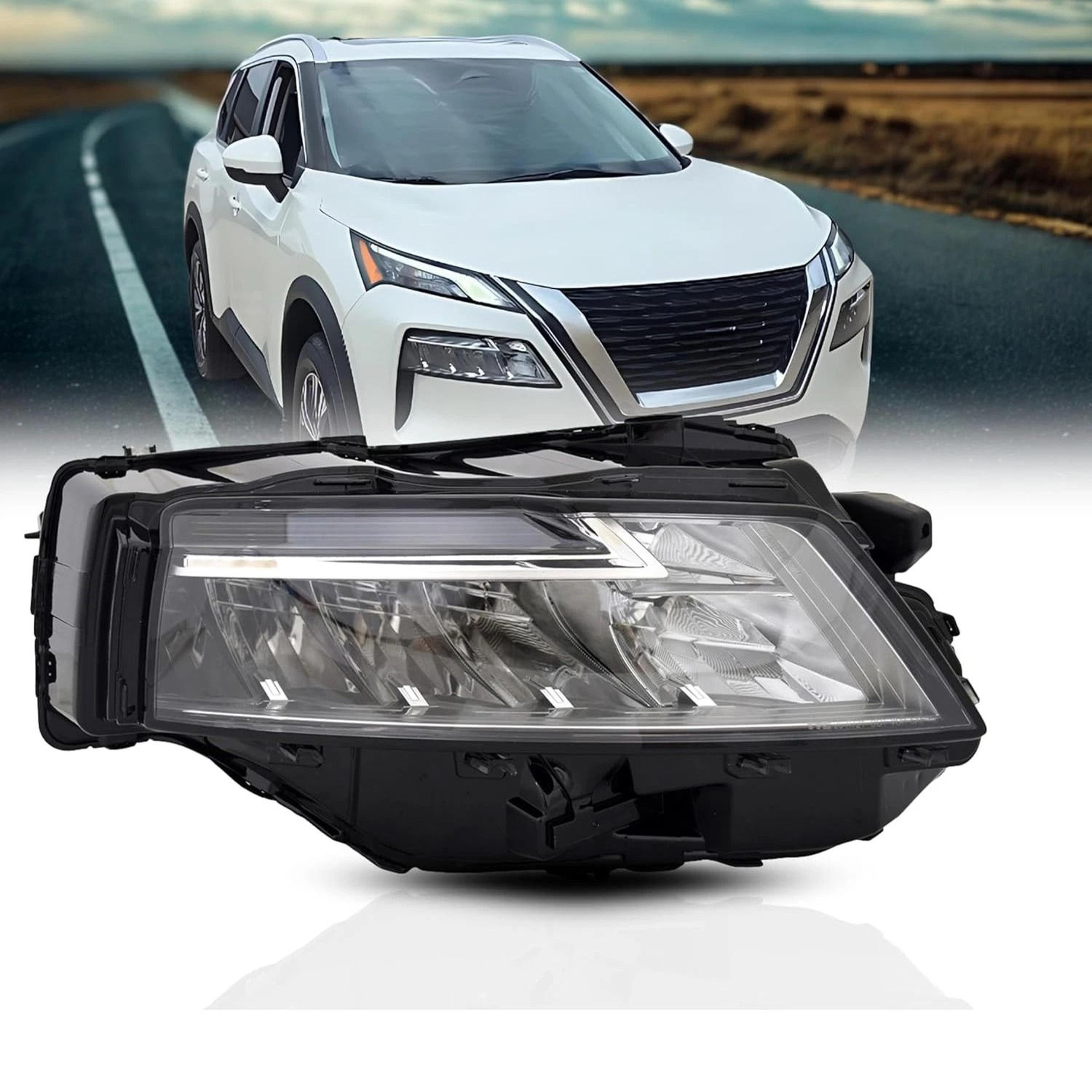 Nissan Rogue Passenger Side LED Headlight Right OEM Style Replacement 1