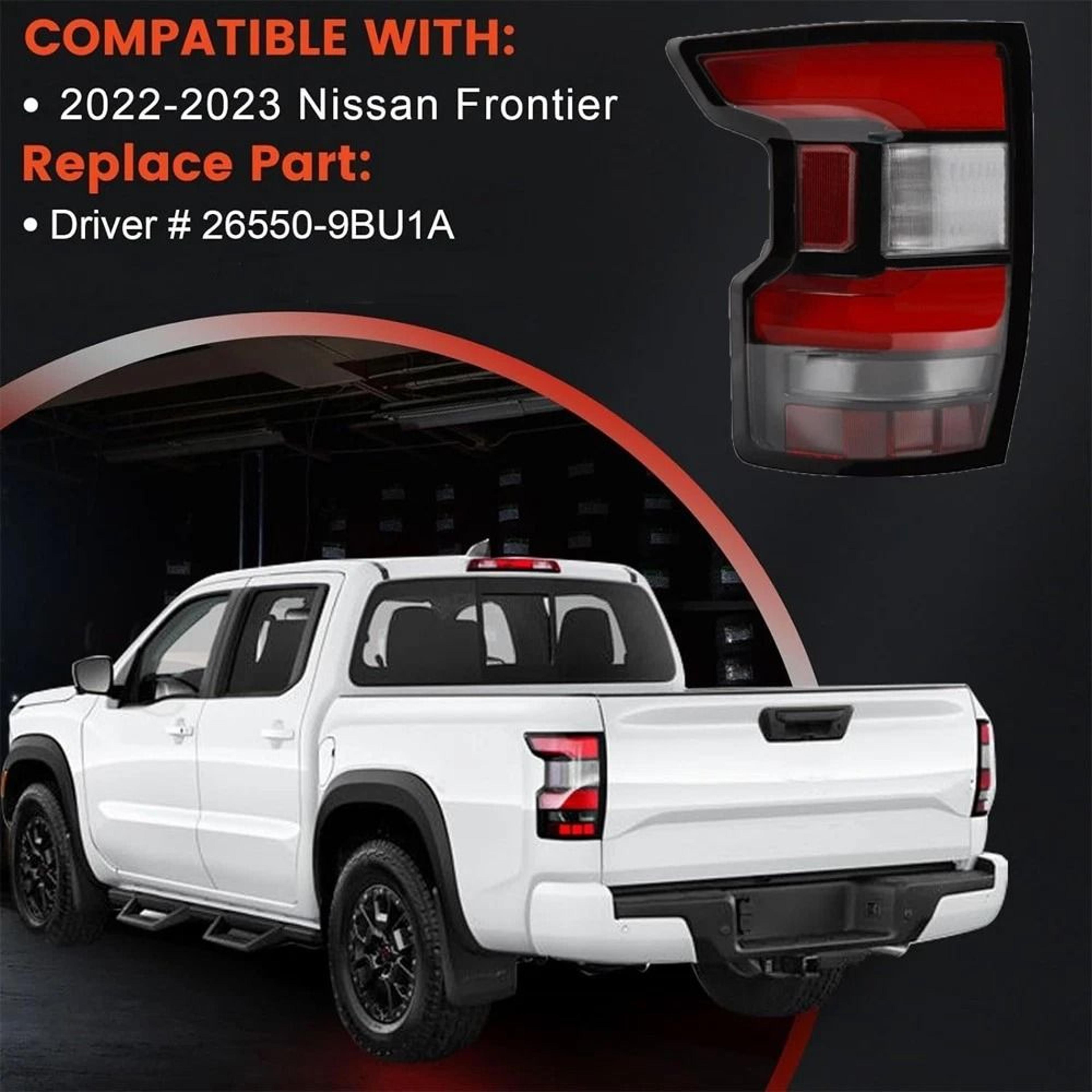 Nissan Frontier LED Tail Light Assembly Driver Side Rear Lamp 8