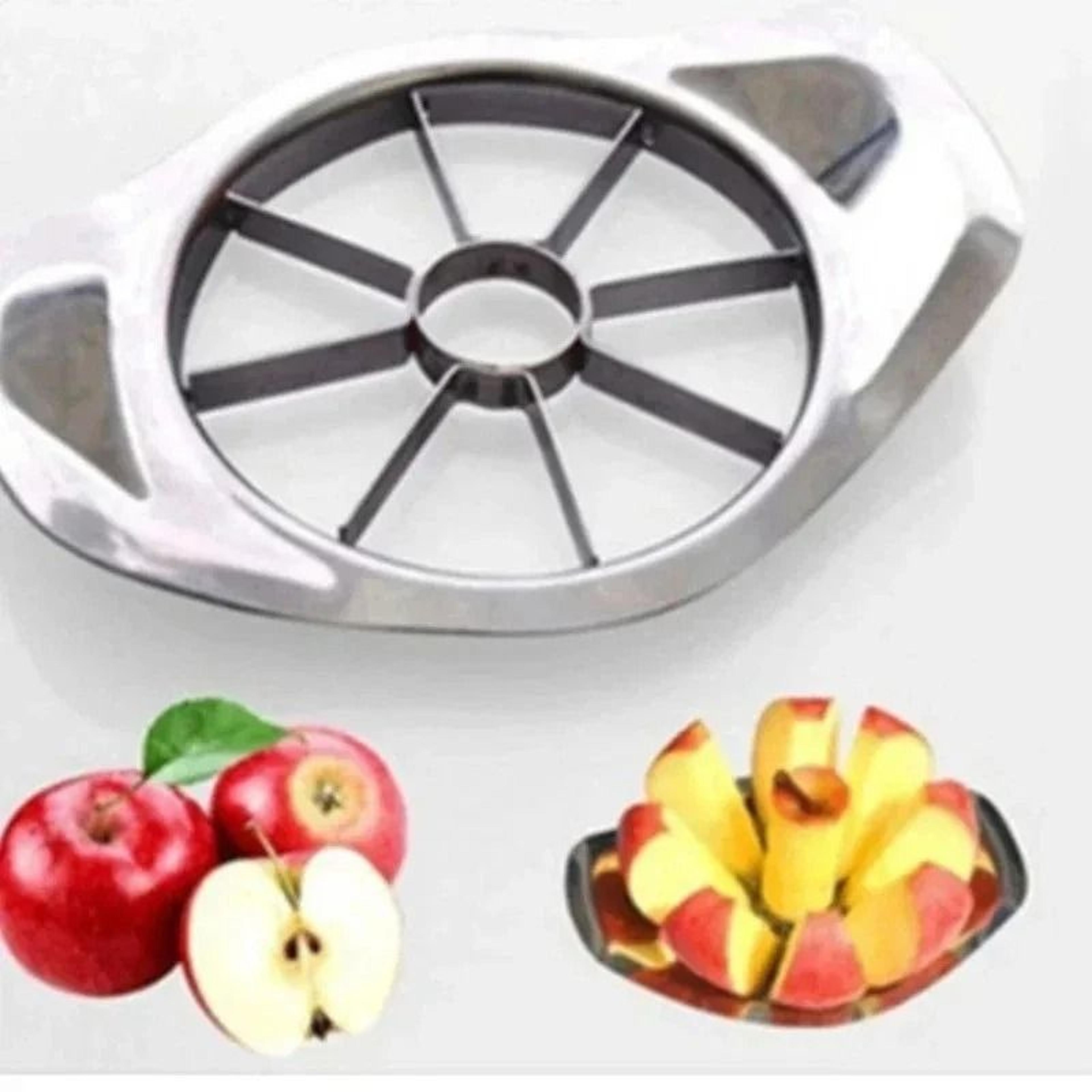 Stainless Steel Apple Slicer And Corer With Comfort Grip Handles Fruit Cutter 1