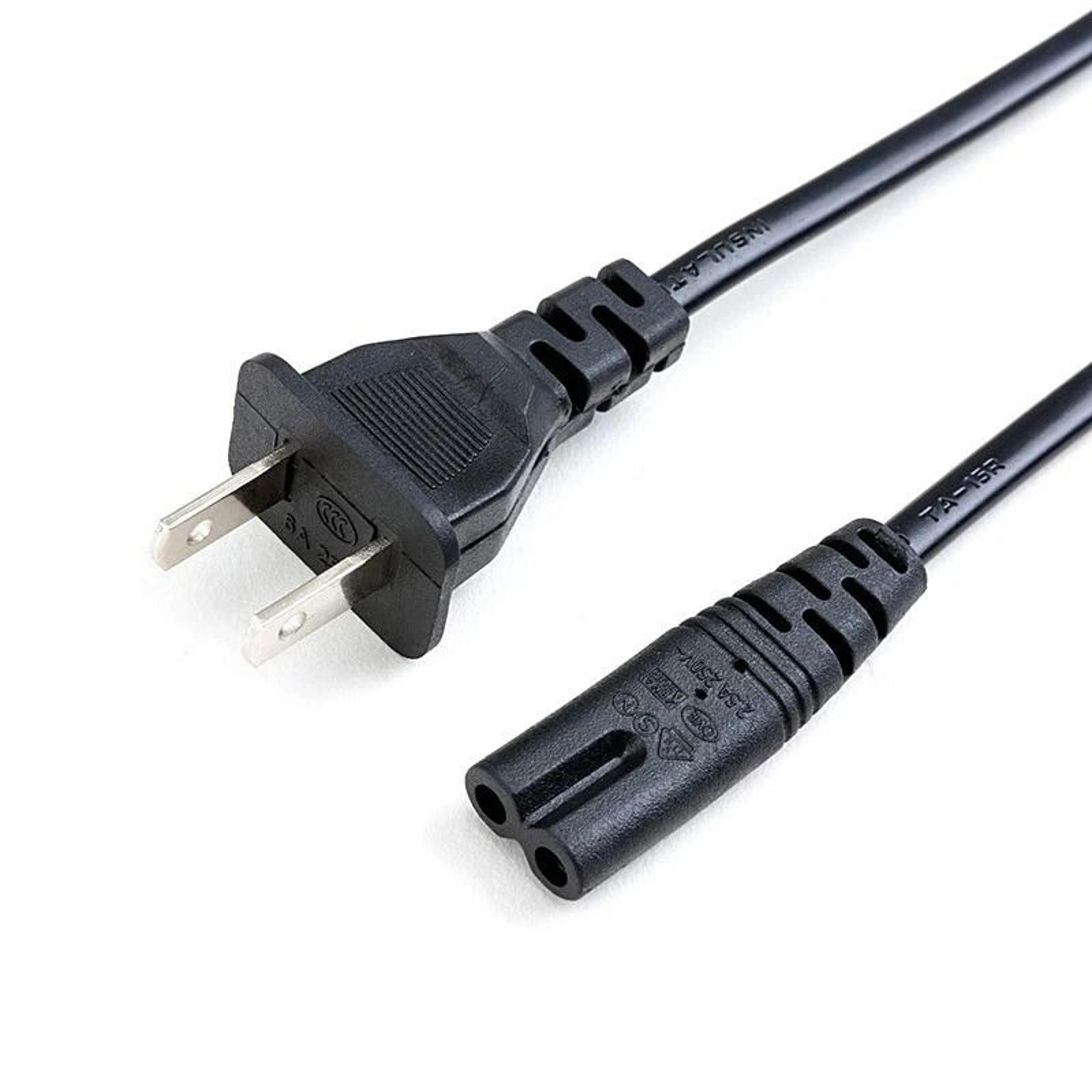 c7 power cord figure prong replacement cable for ps4 laptop tv