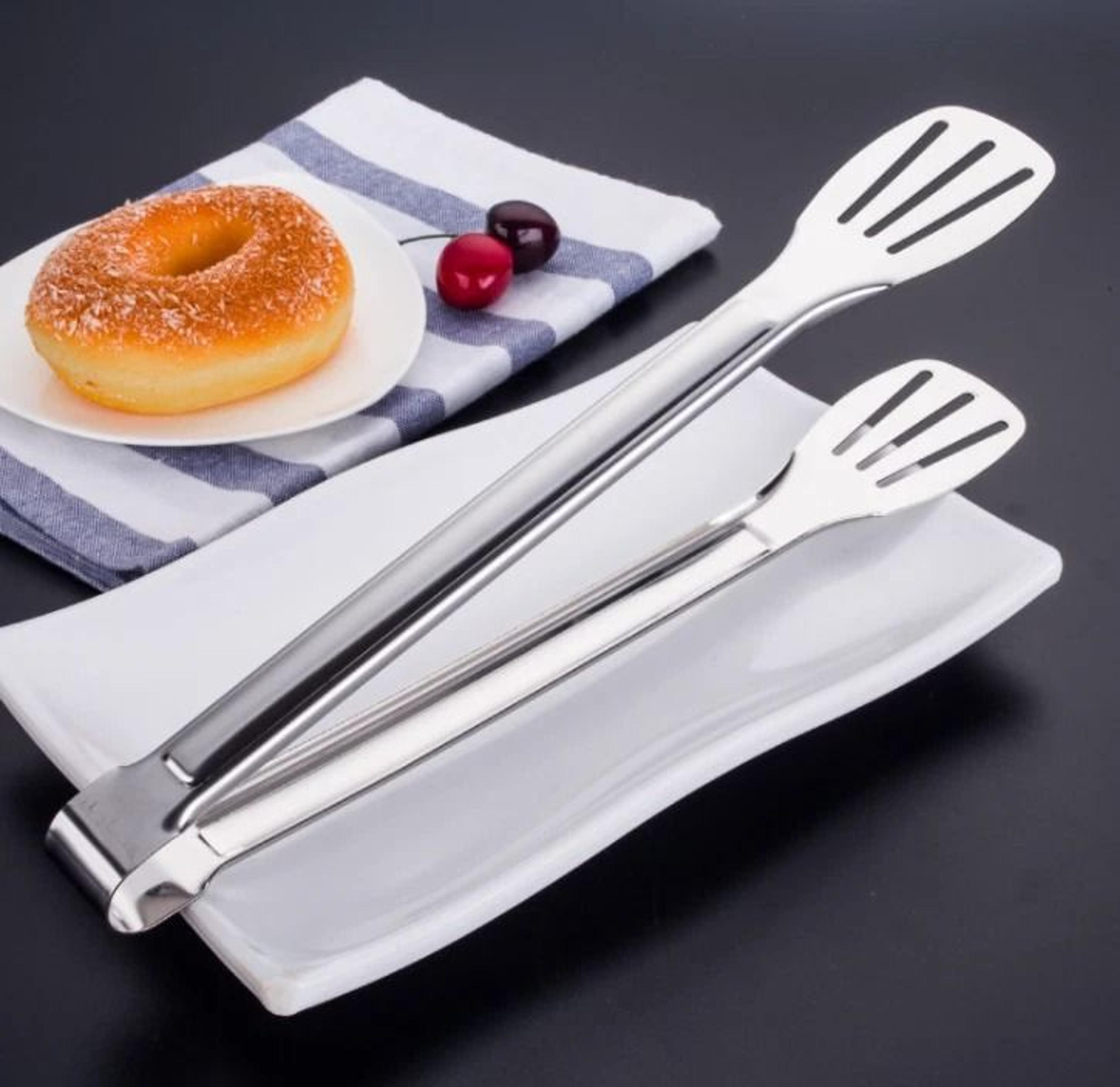 stainless steel serving tongs for salad bread buffet and bbq