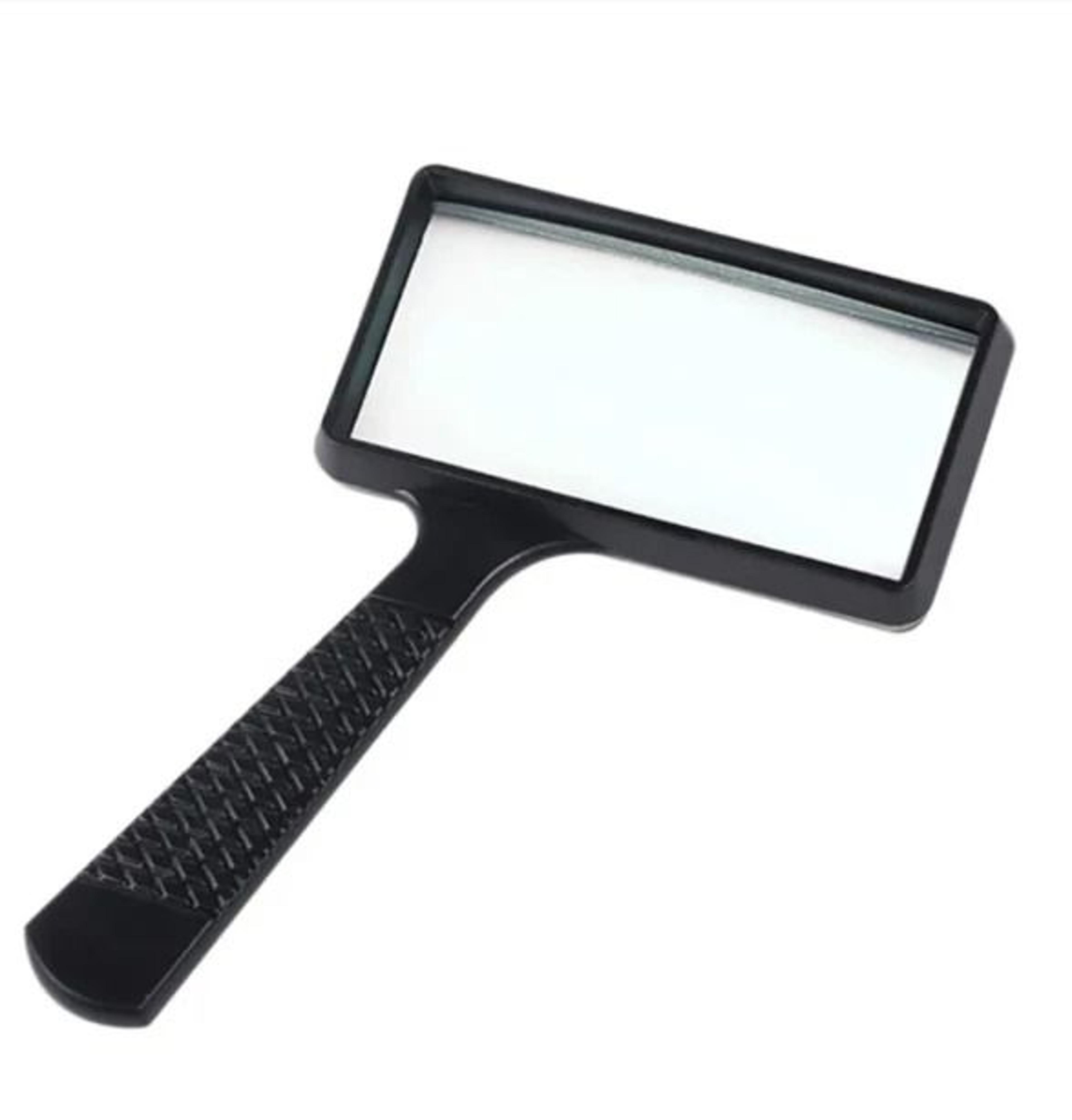 3x rectangular magnifying glass reading magnifier for books inspection and hobbies