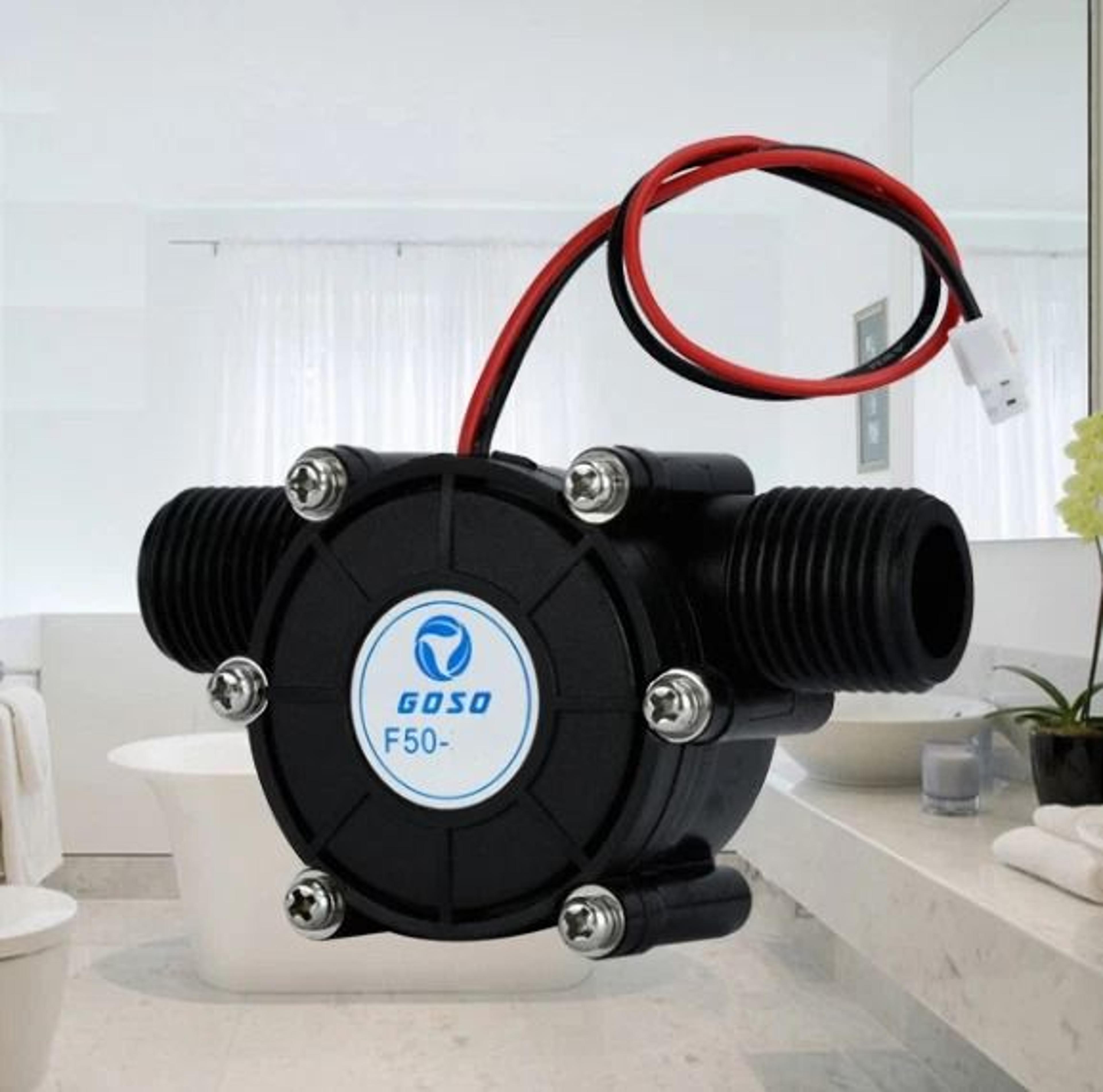 hydraulic dc power generator miniature water flow energy conversion system