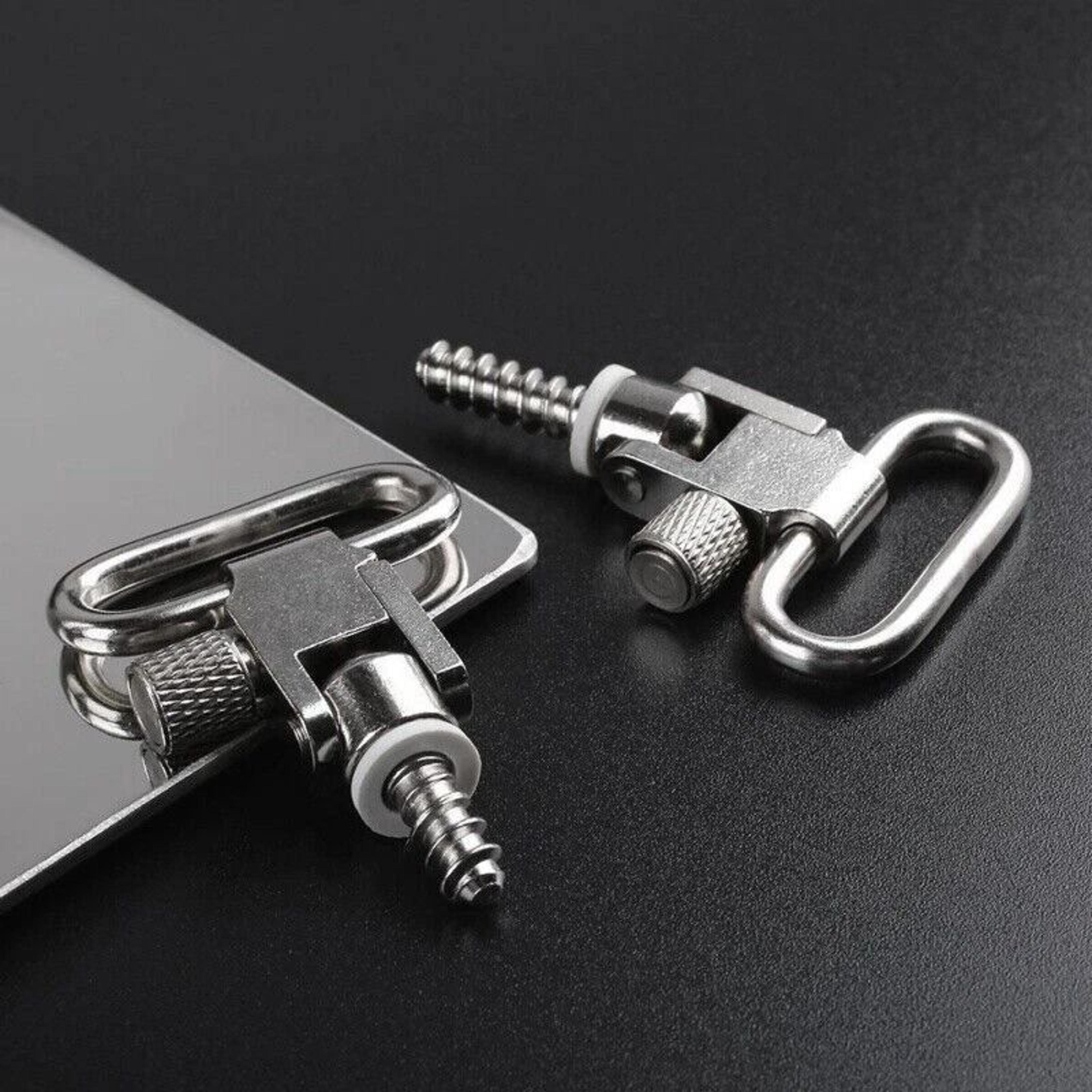 stainless steel quick detach sling swivel pair