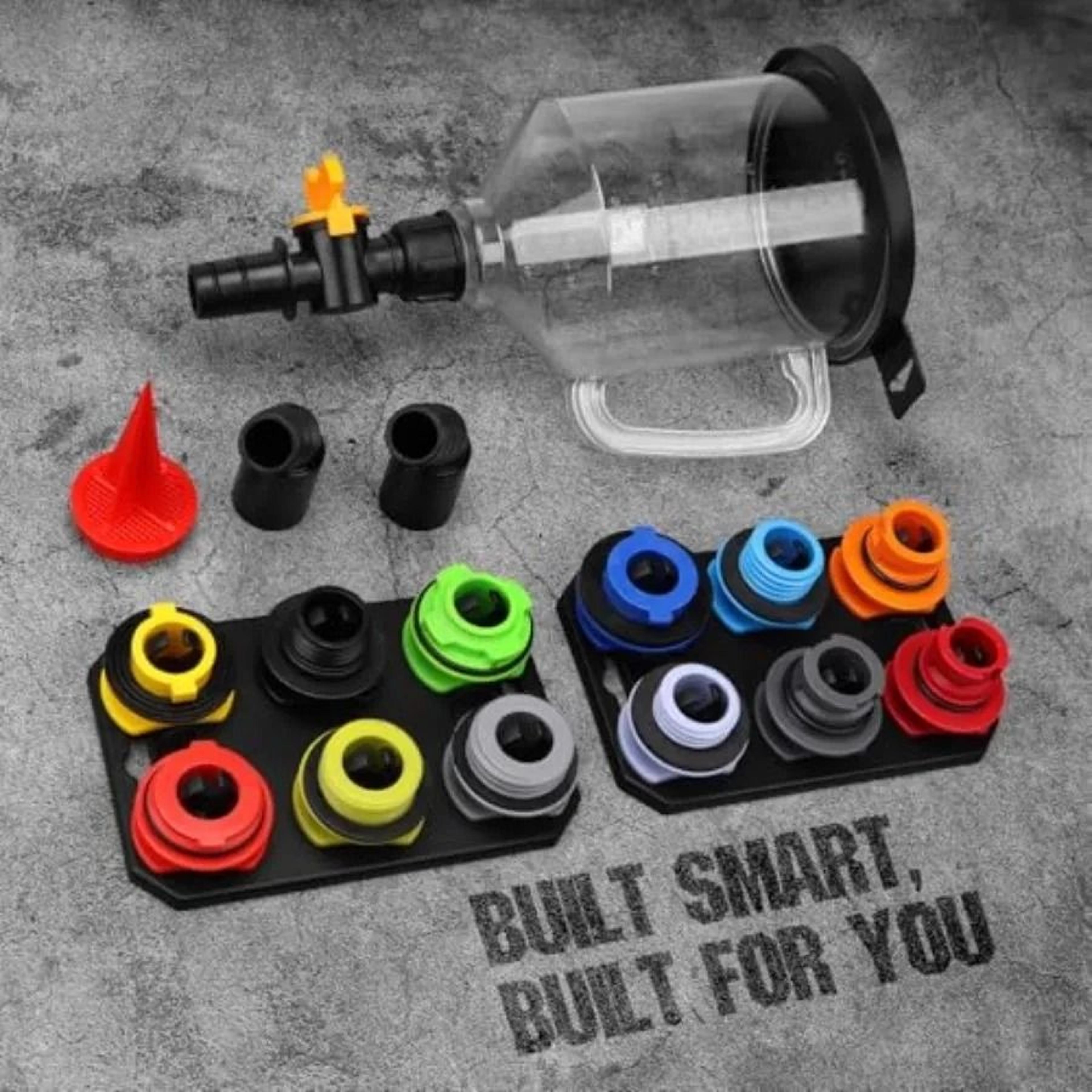 engine oil funnel kit no spill oil fill adapter set for gm ford bmw audi