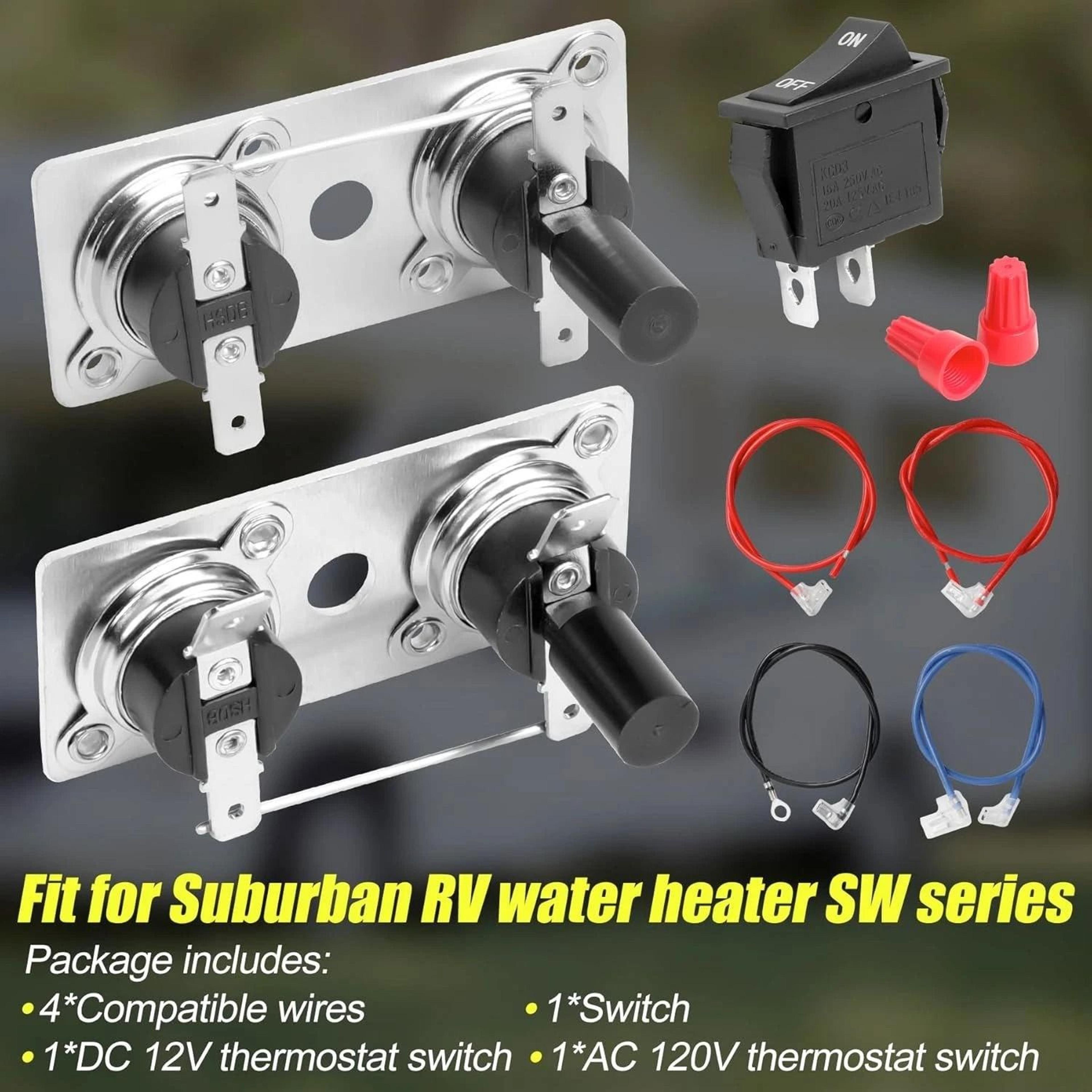 Suburban RV Water Heater Thermostat Kit Limit Switch Replacement For SW Series 11