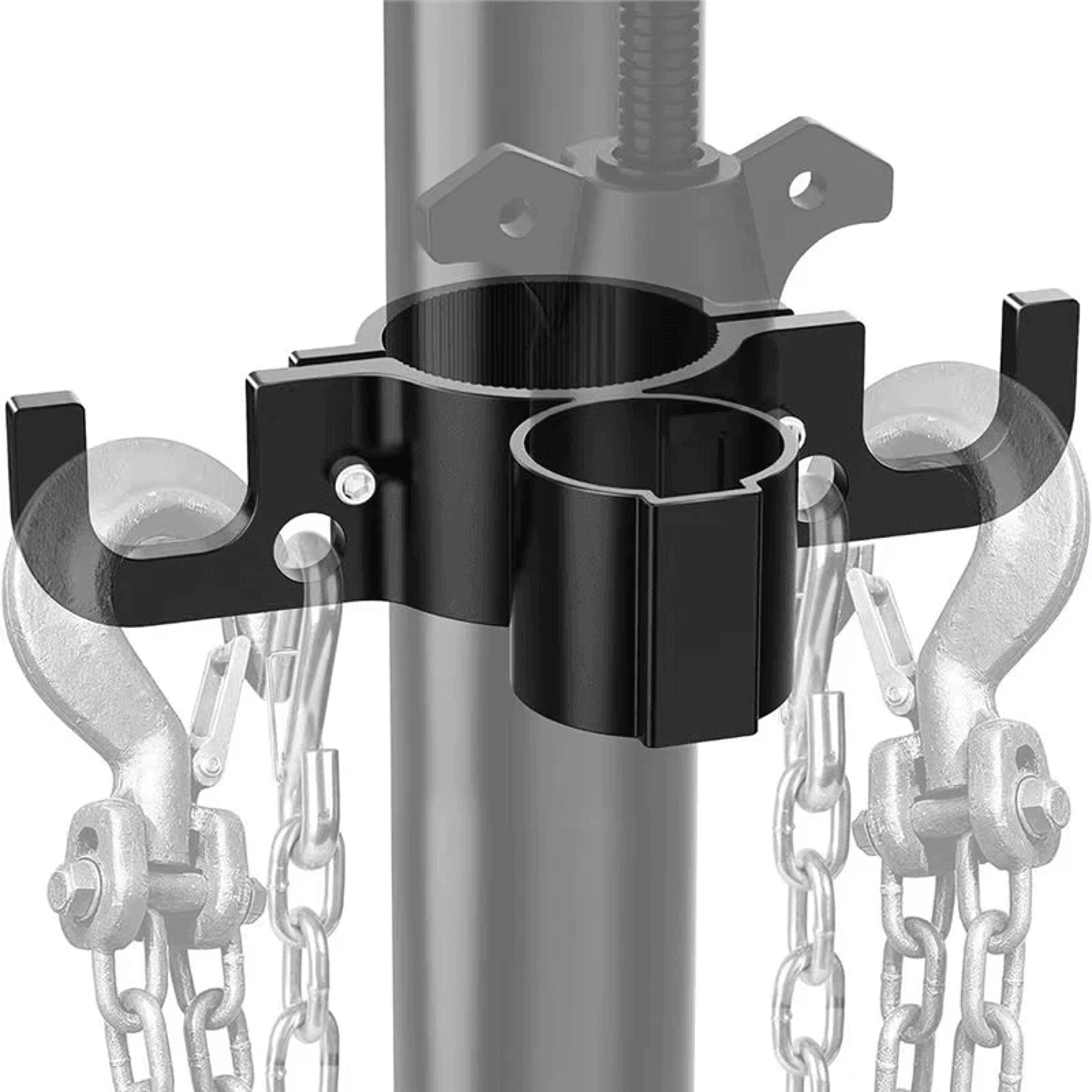 heavy duty trailer towing organizer with way plug holder for rv trailer chain and wire harnes