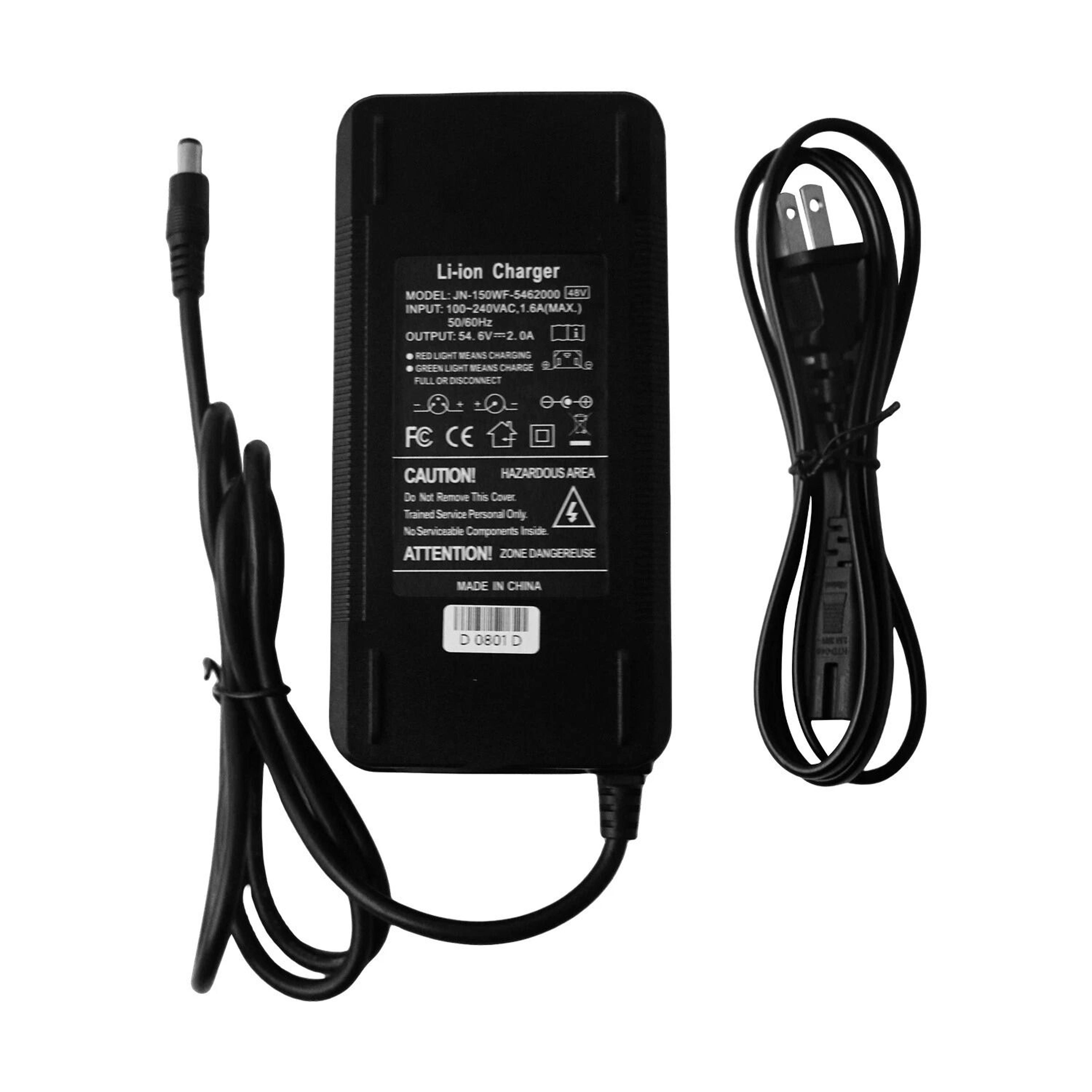 lithium battery charger with dc plug for ebike and scooter
