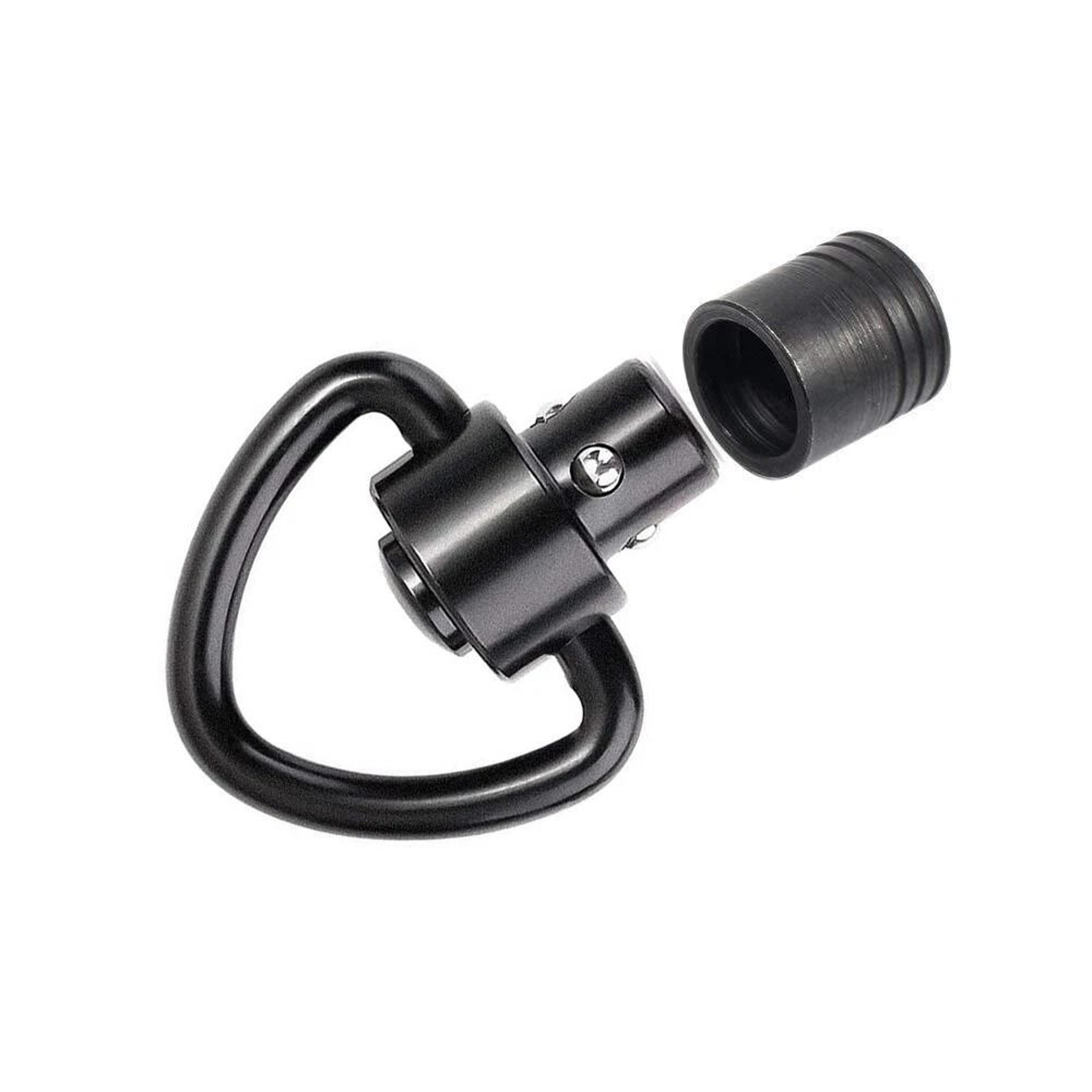 QD Push Button Sling Swivel Mount Adapter With Base For Compatible Rifle Or Shotgun Setups 5