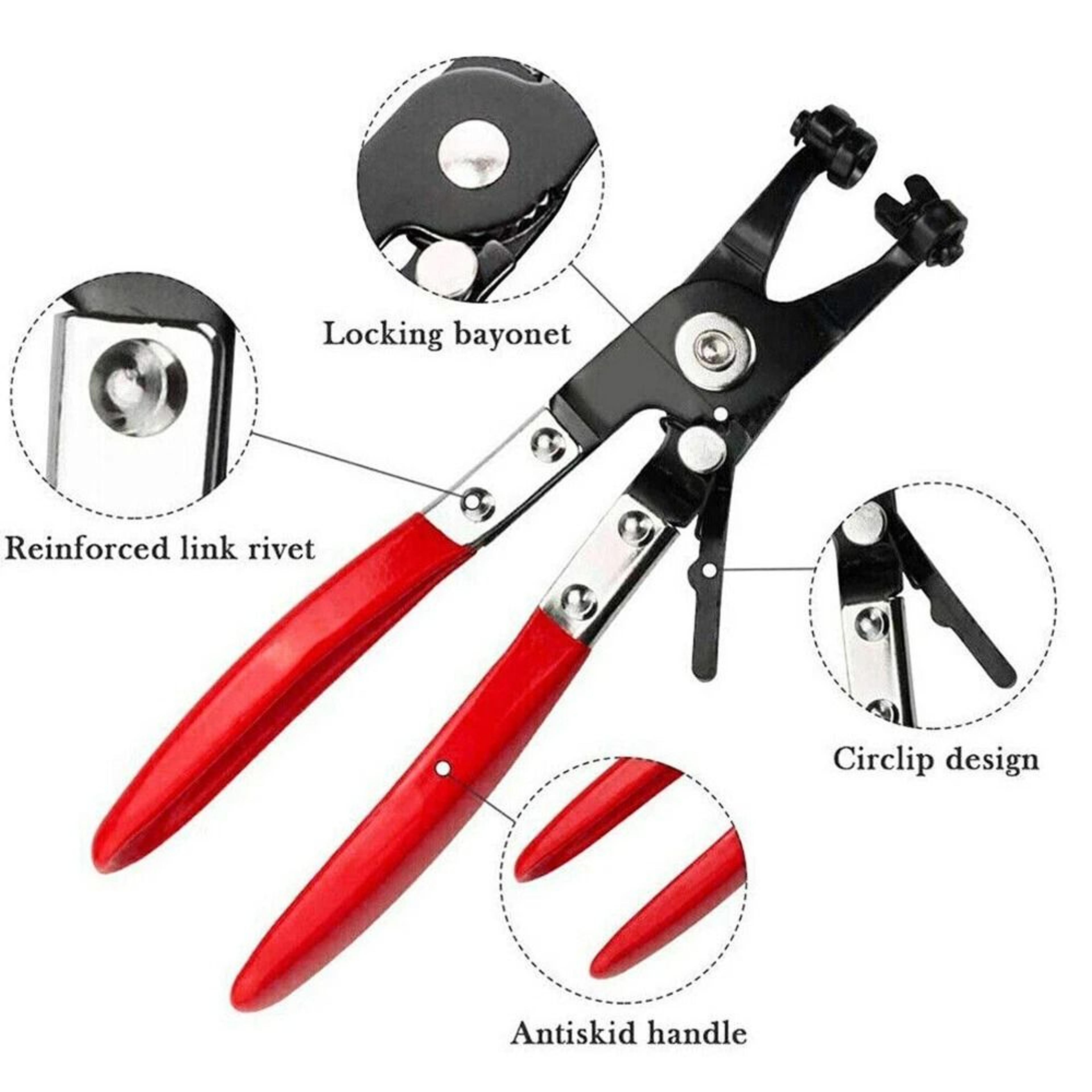 Hose Clamp Pliers Set For Radiator Coolant And Fuel Line Removal 7