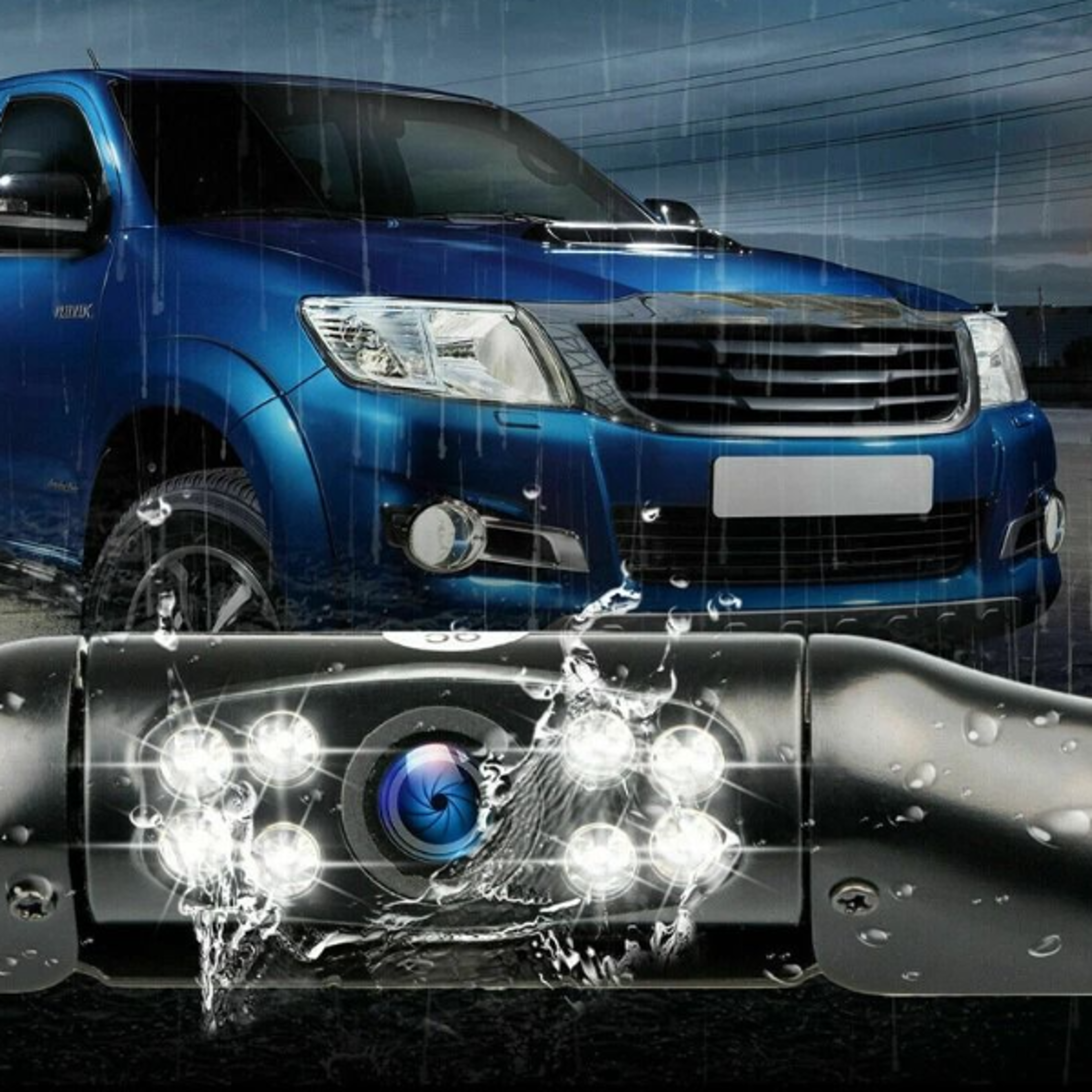 waterproof backup camera with night vision for cars, trucks and suvs