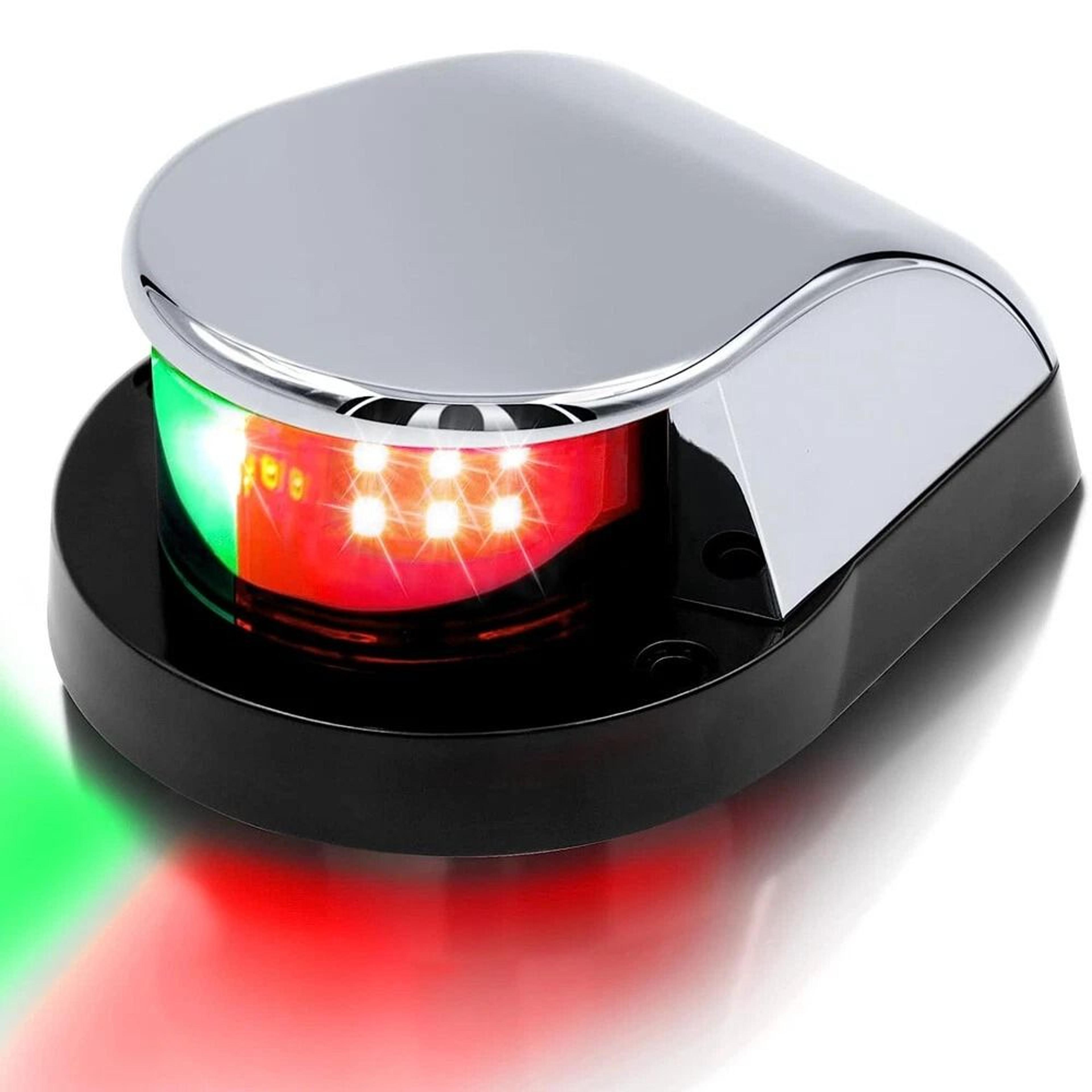 led boat bow light red green waterproof marine navigation light