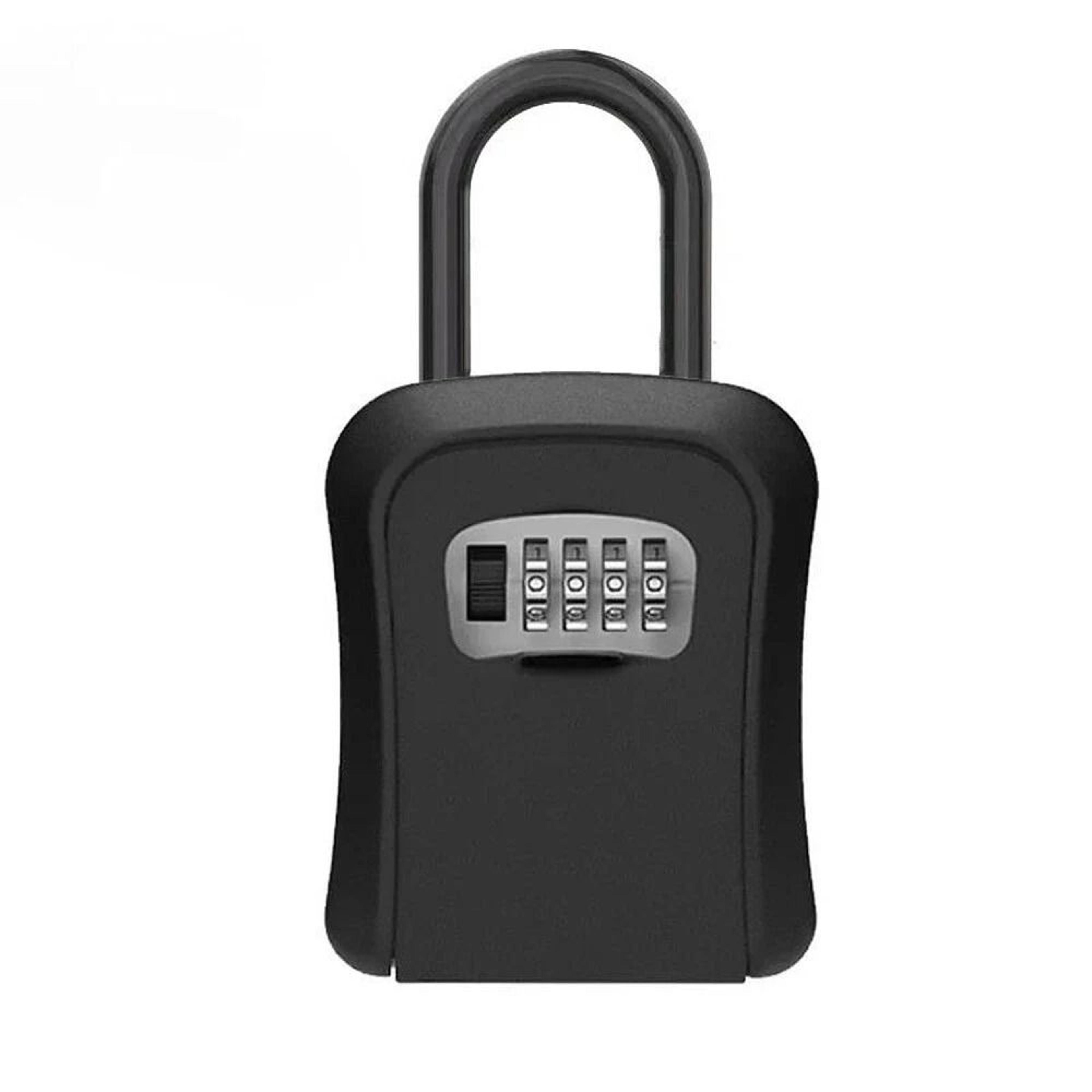 Portable Combination Key Lock Box For Outside Wall Mounted House Key Safe 4