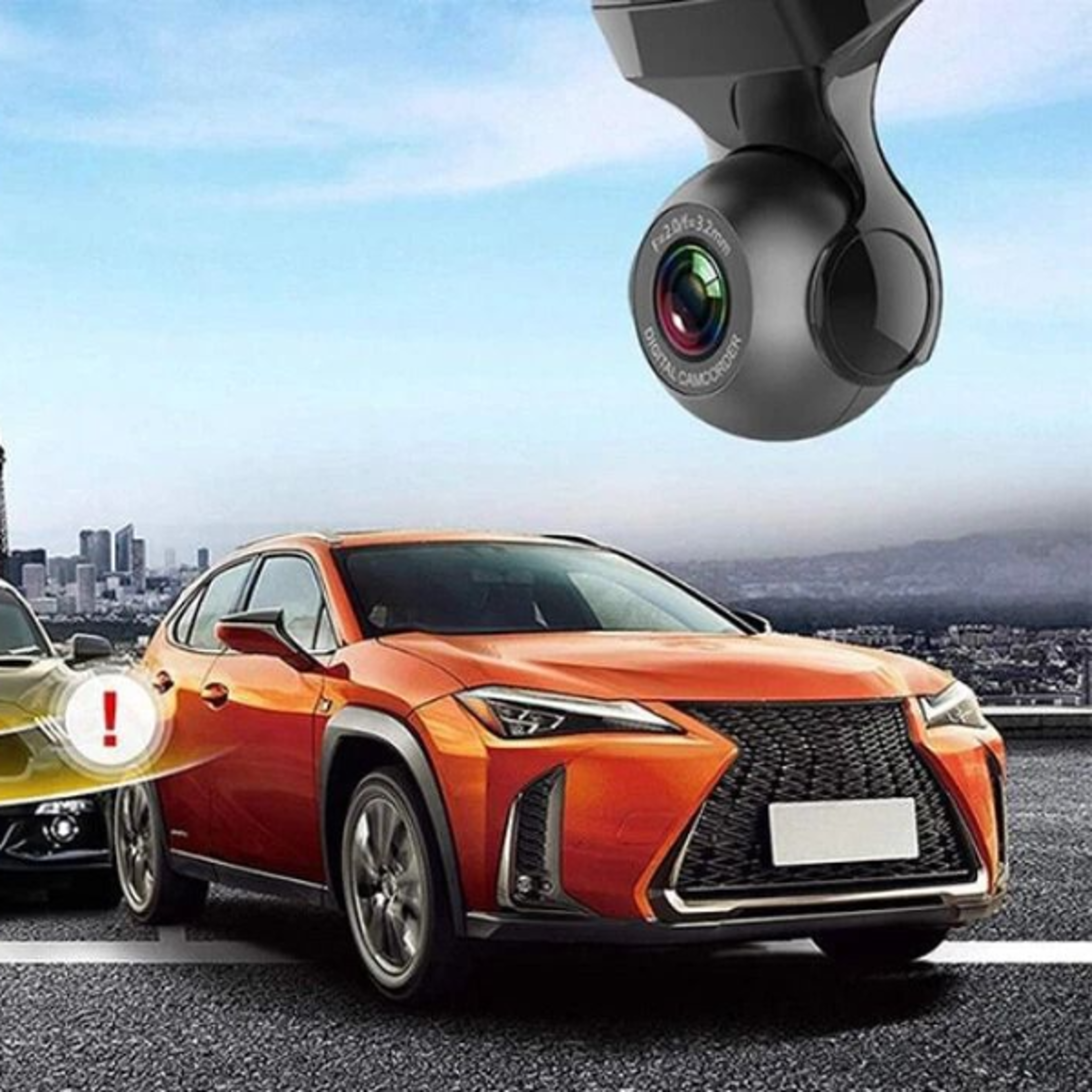 wifi dash cam for cars with wide angle and g sensor