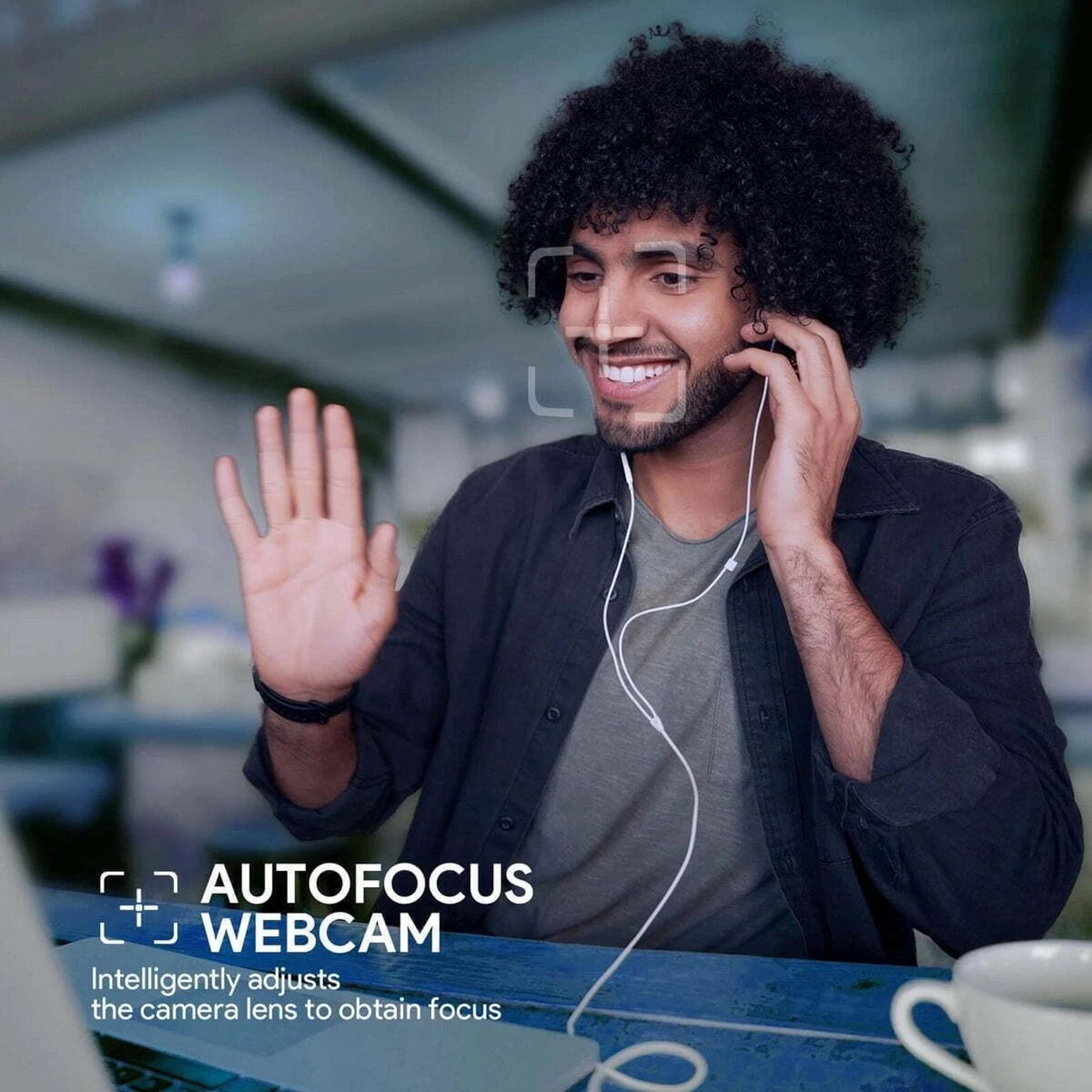 Autofocus Webcam With Microphone For Laptop PC 1