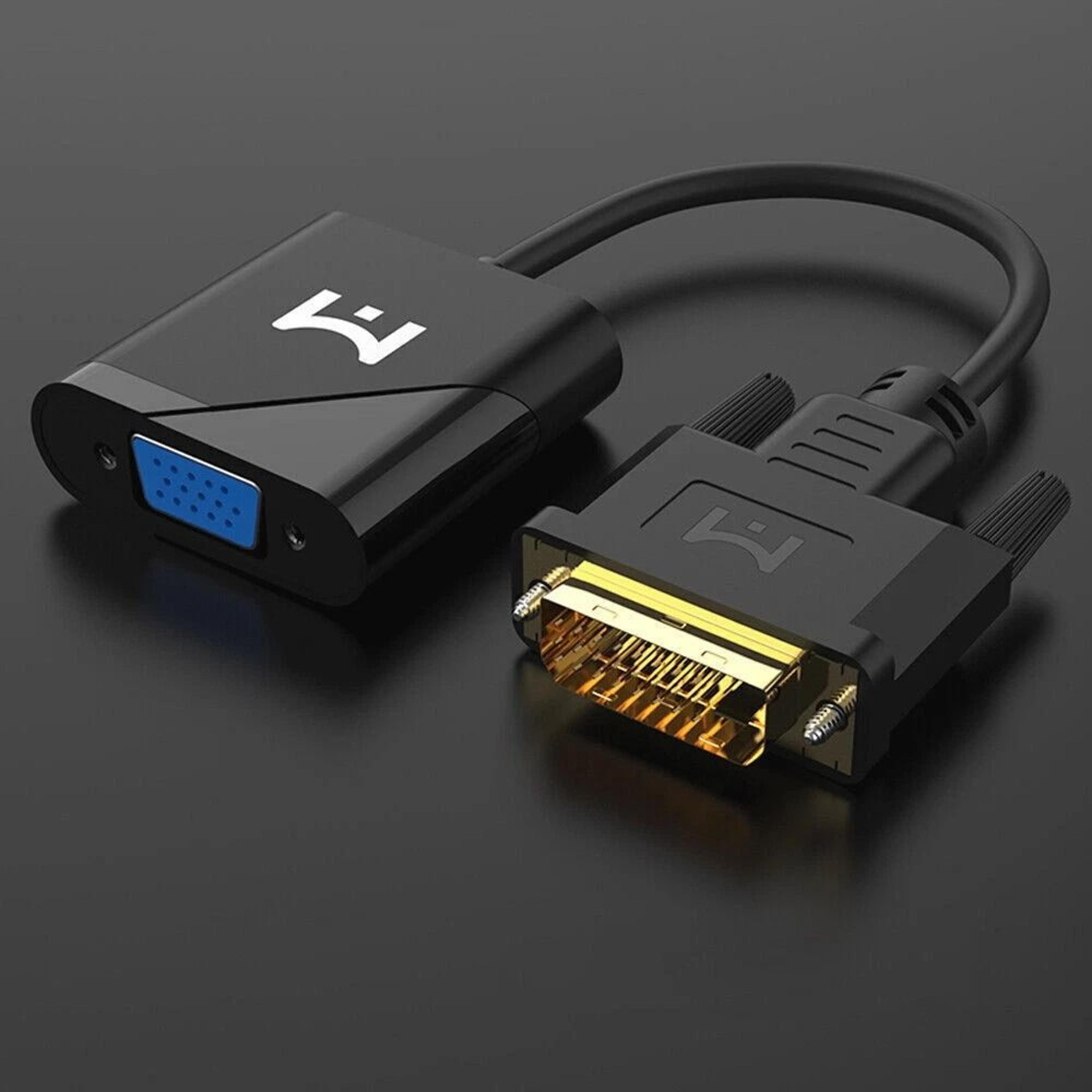 dvi to vga adapter 1080p hd pin dvi male to vga female converter
