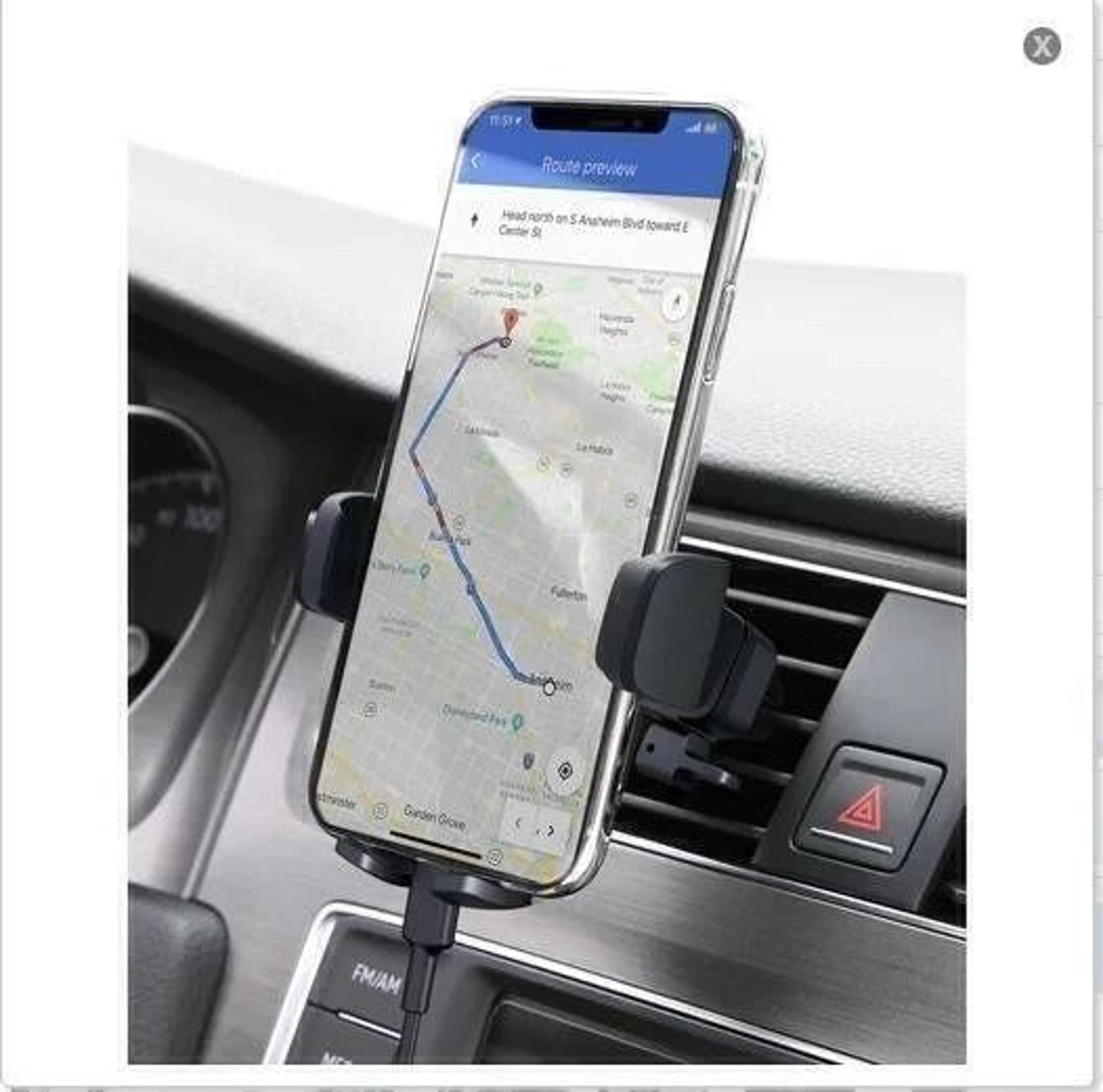 360 Universal Air Vent Car Phone Holder For Hands Free GPS Viewing 5