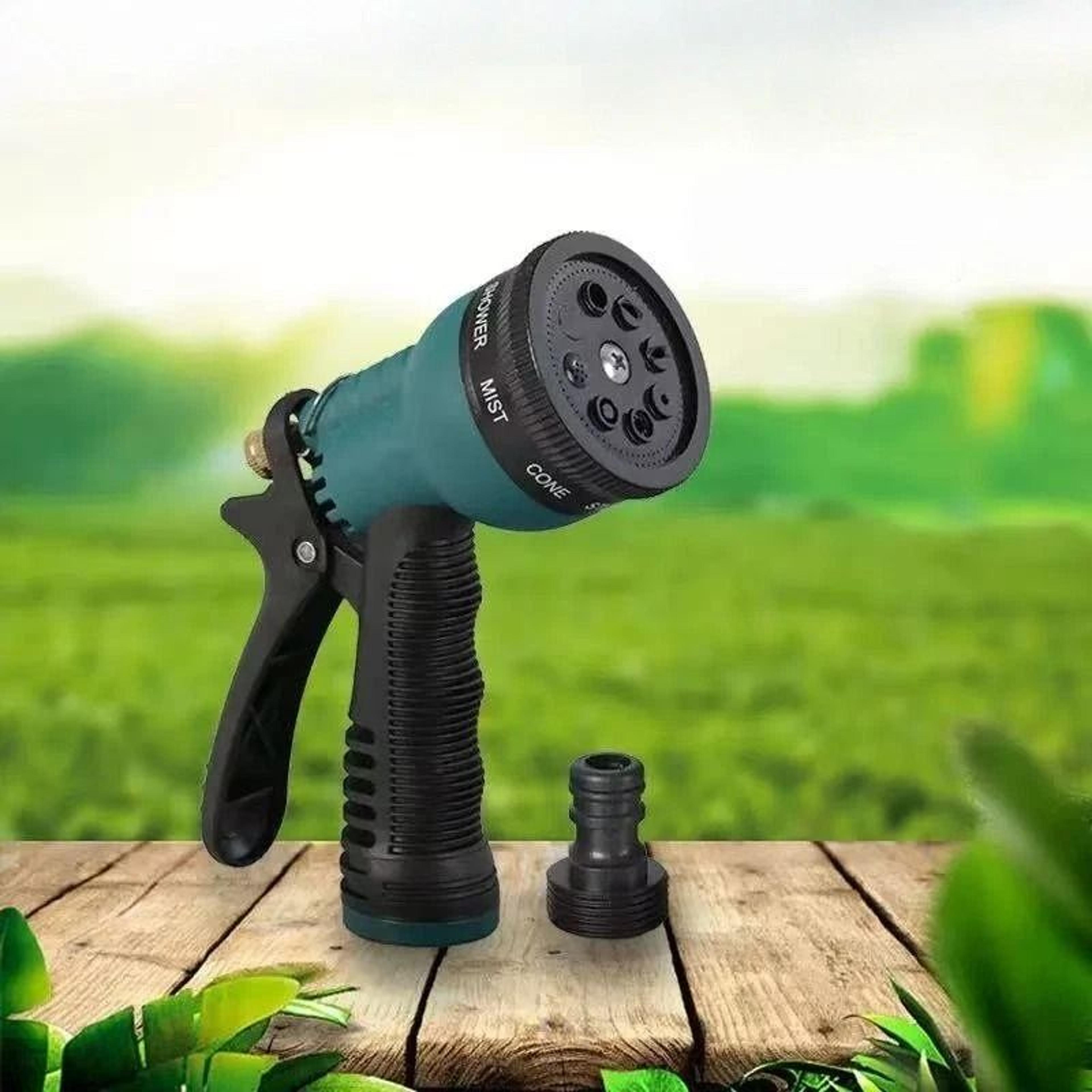 8 pattern garden hose nozzle high pressure leak proof water sprayer