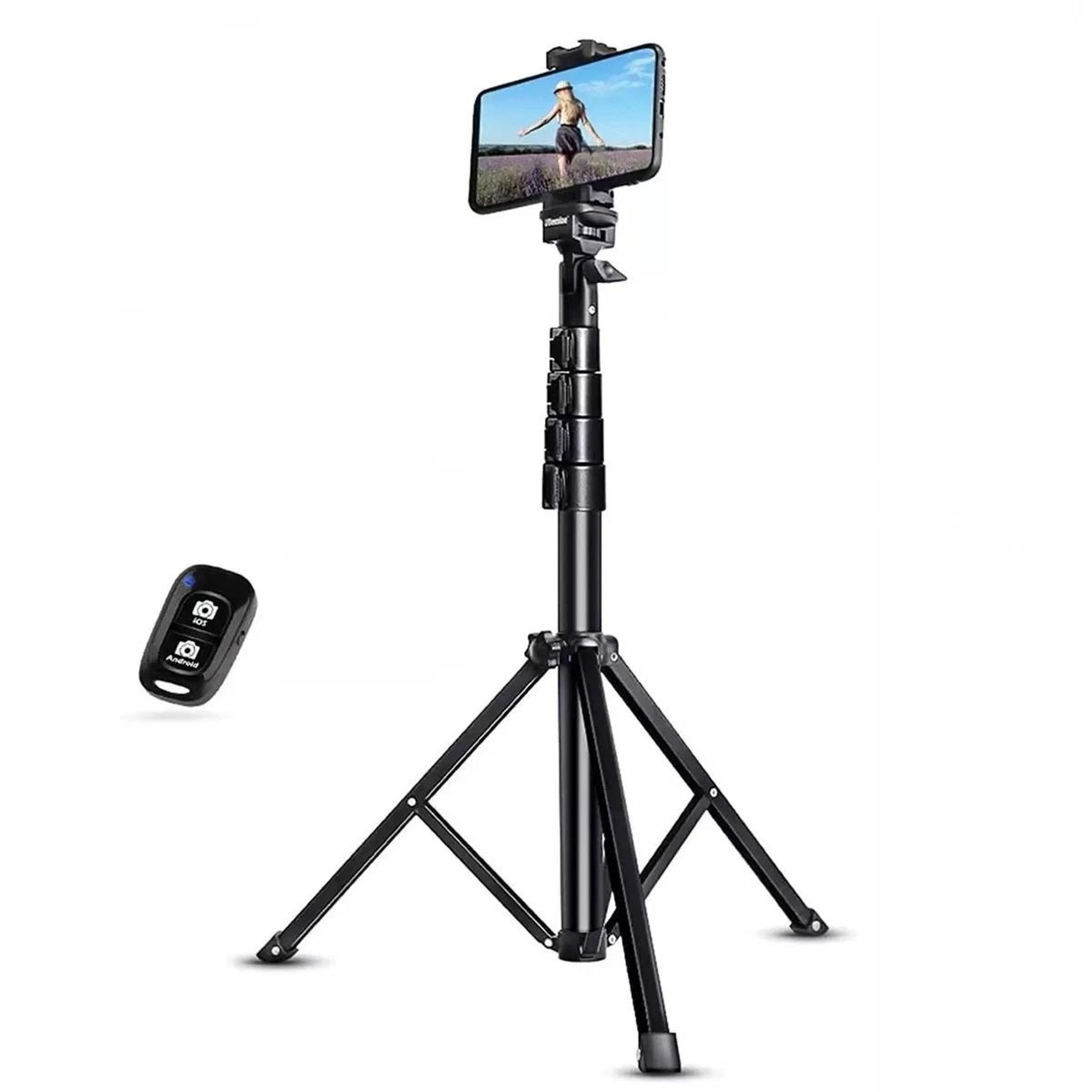 phone tripod selfie stick with wireless remote