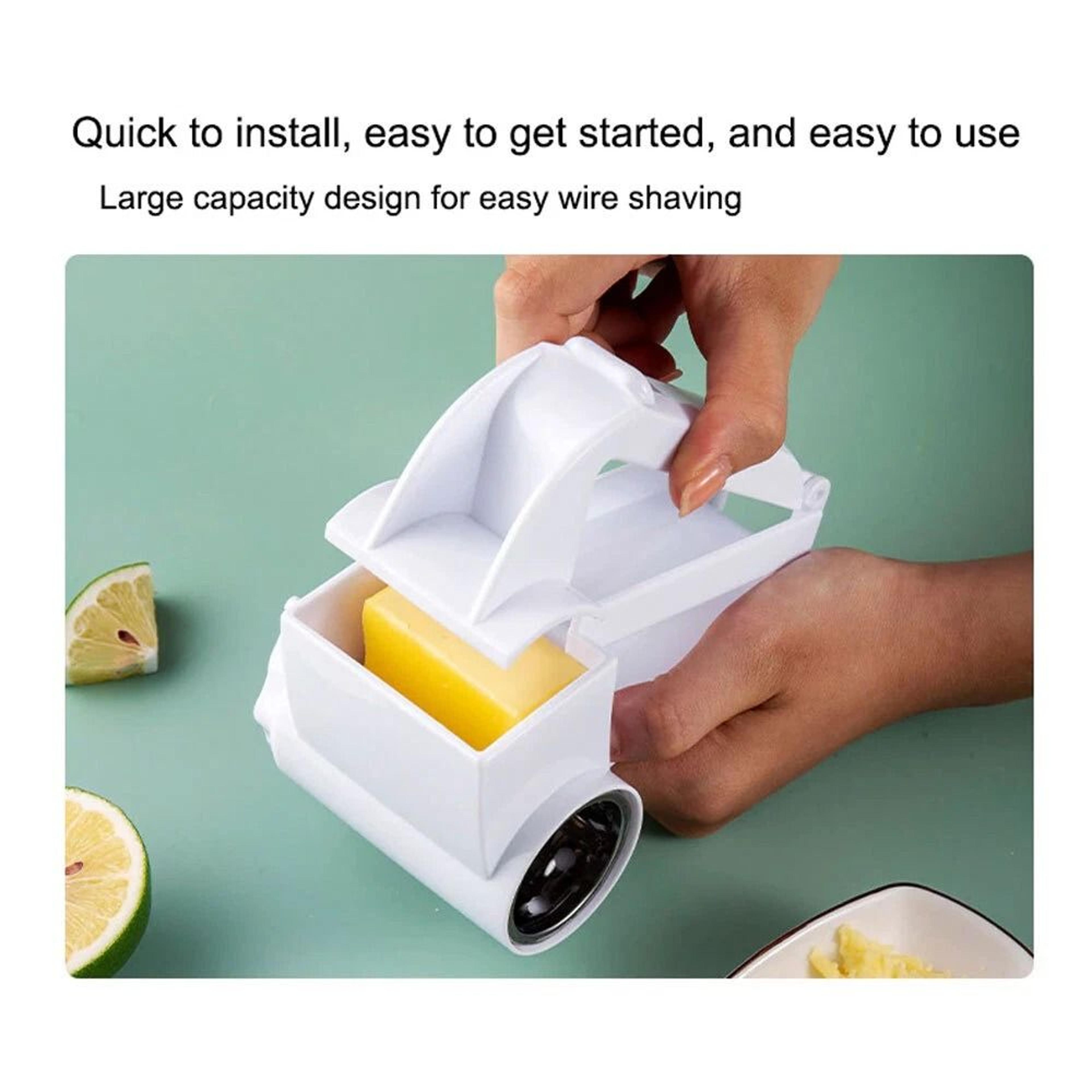 Olive Garden Style Rotary Parmesan Cheese Grater With Stainless Steel Drum 9