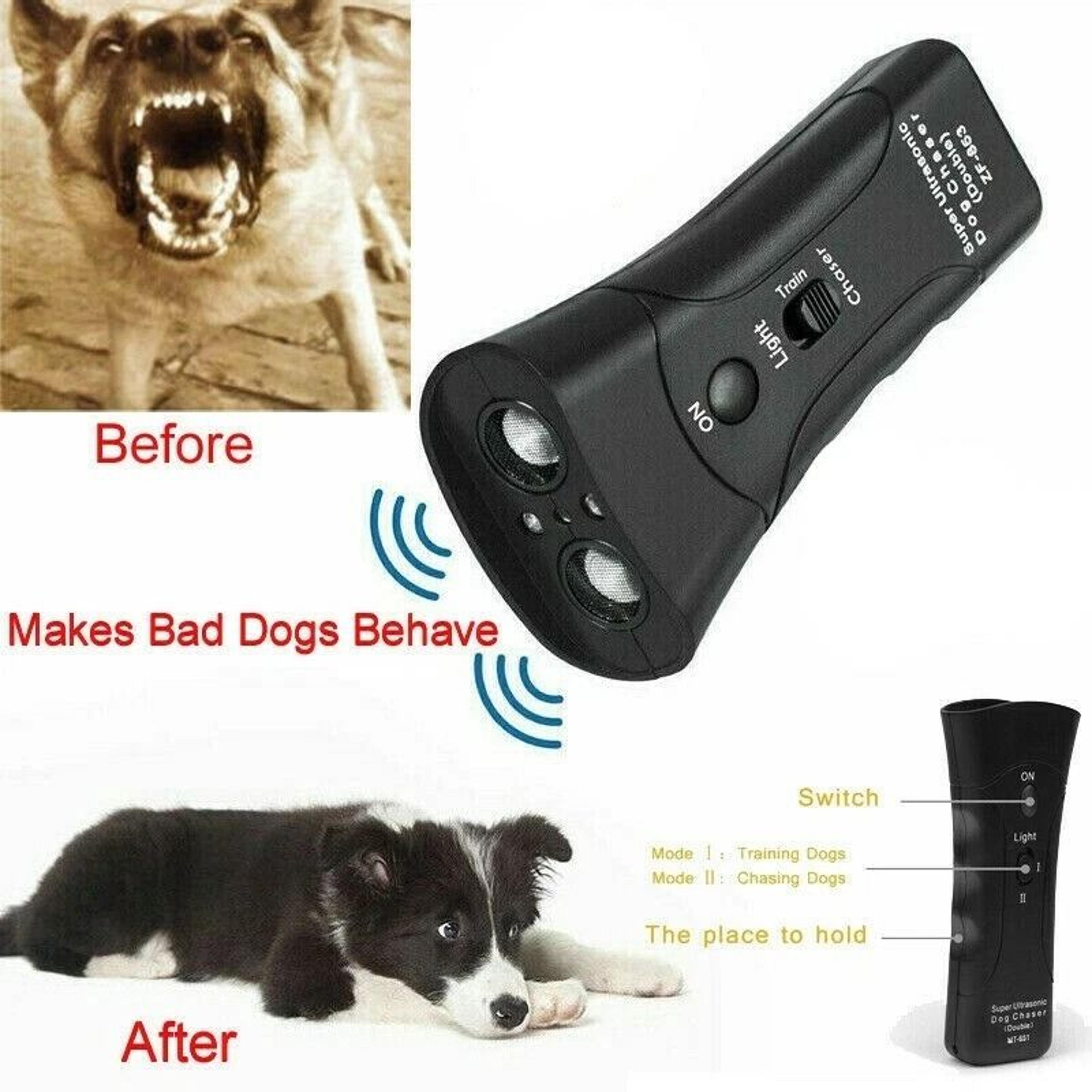 Ultrasonic Dog Bark Deterrent LED Training Device 4
