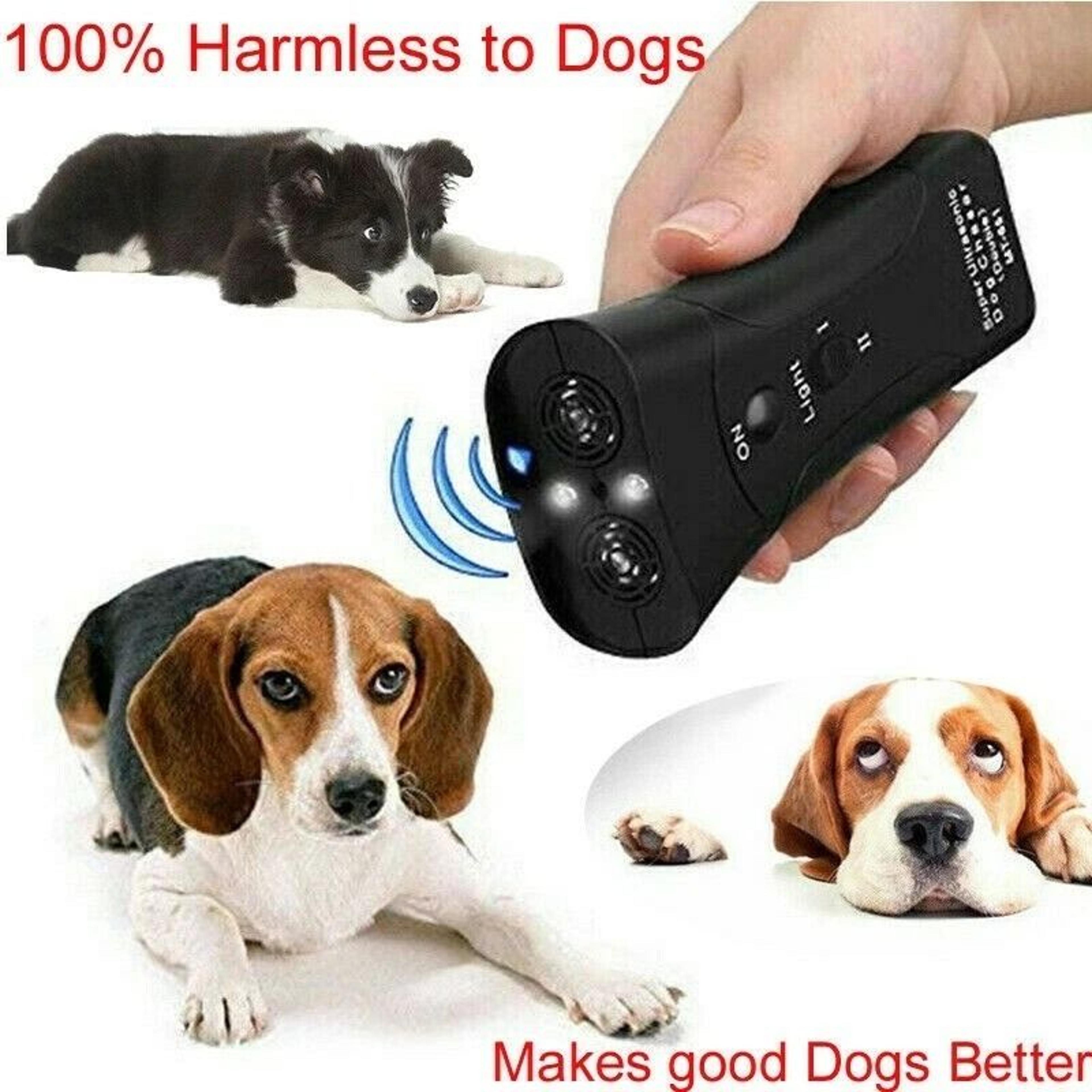 Ultrasonic Dog Bark Deterrent LED Training Device 6