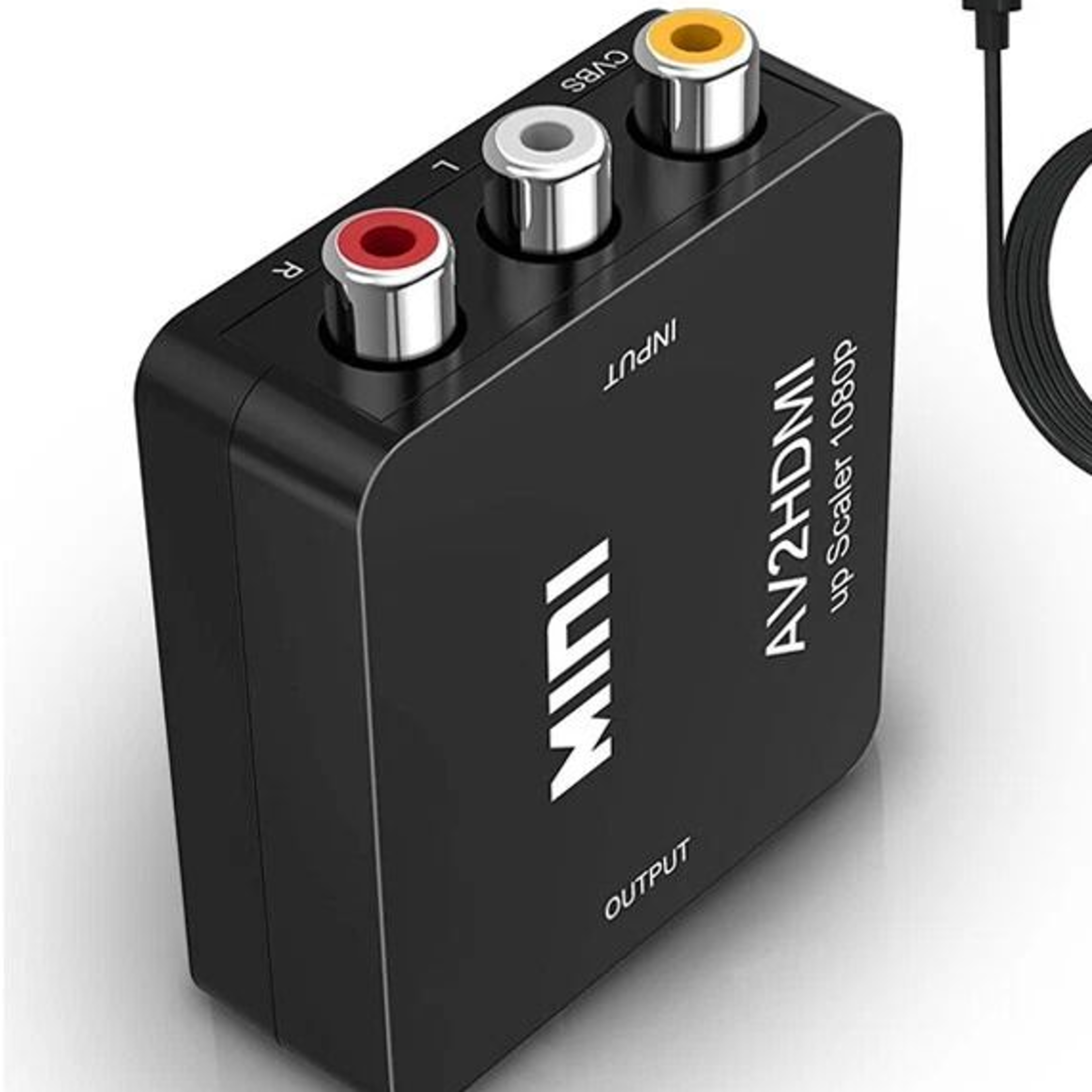 rca to hdmi converter av adapter for wii snes tv