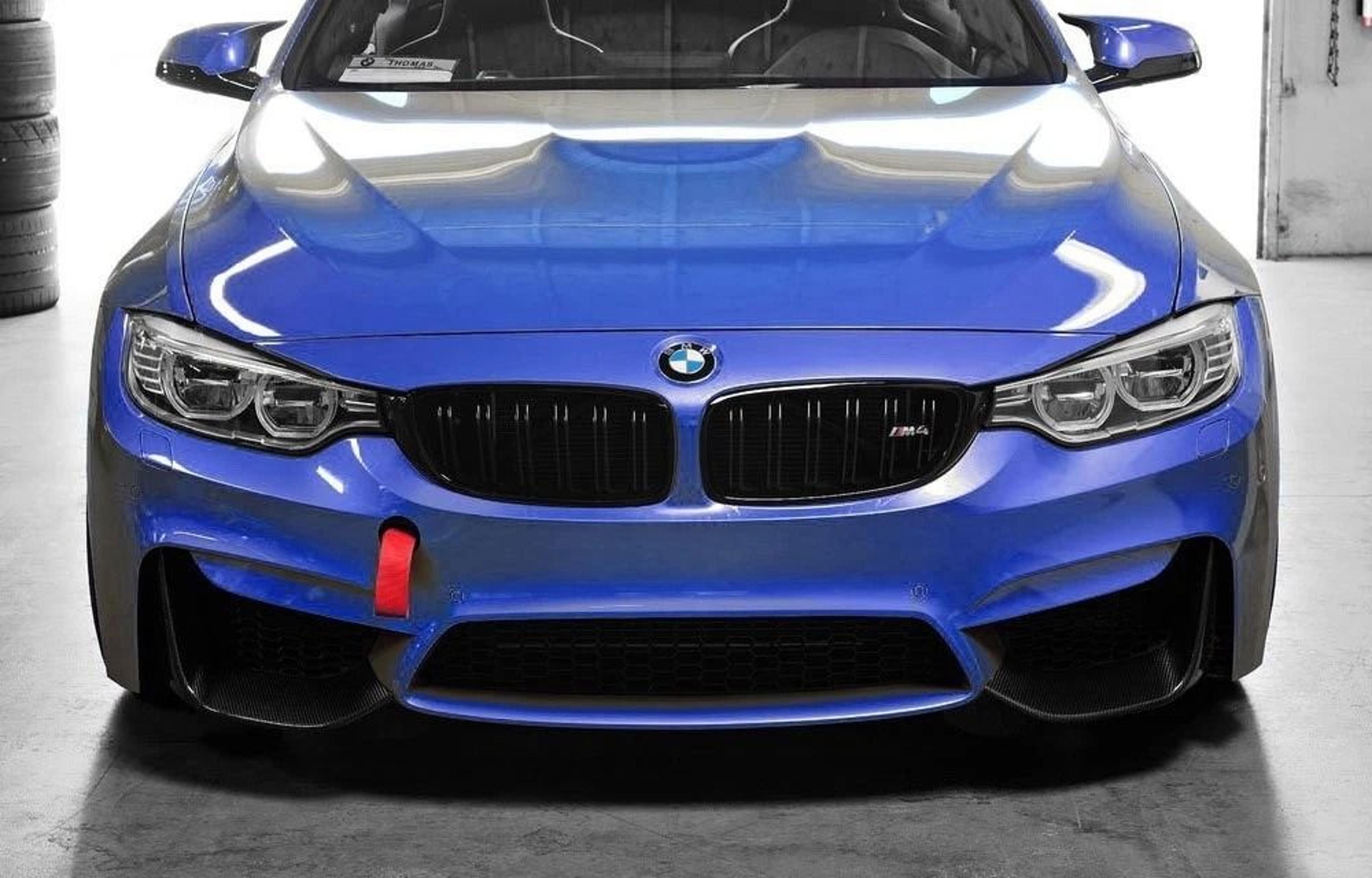 Red BMW Tow Hook Strap High Strength Racing Style For BMW F Series 4
