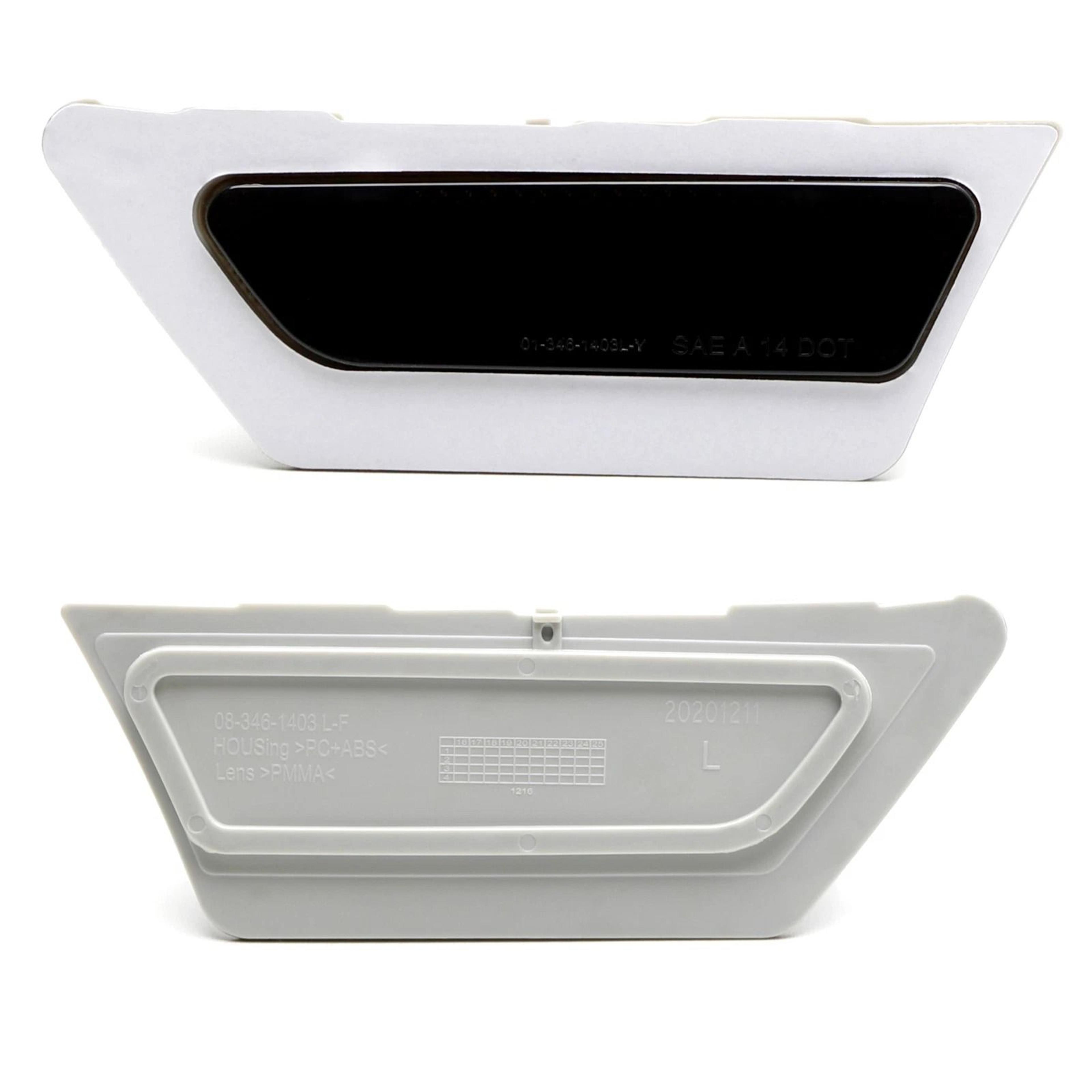 smoked front bumper side marker lens for audi a4 s4