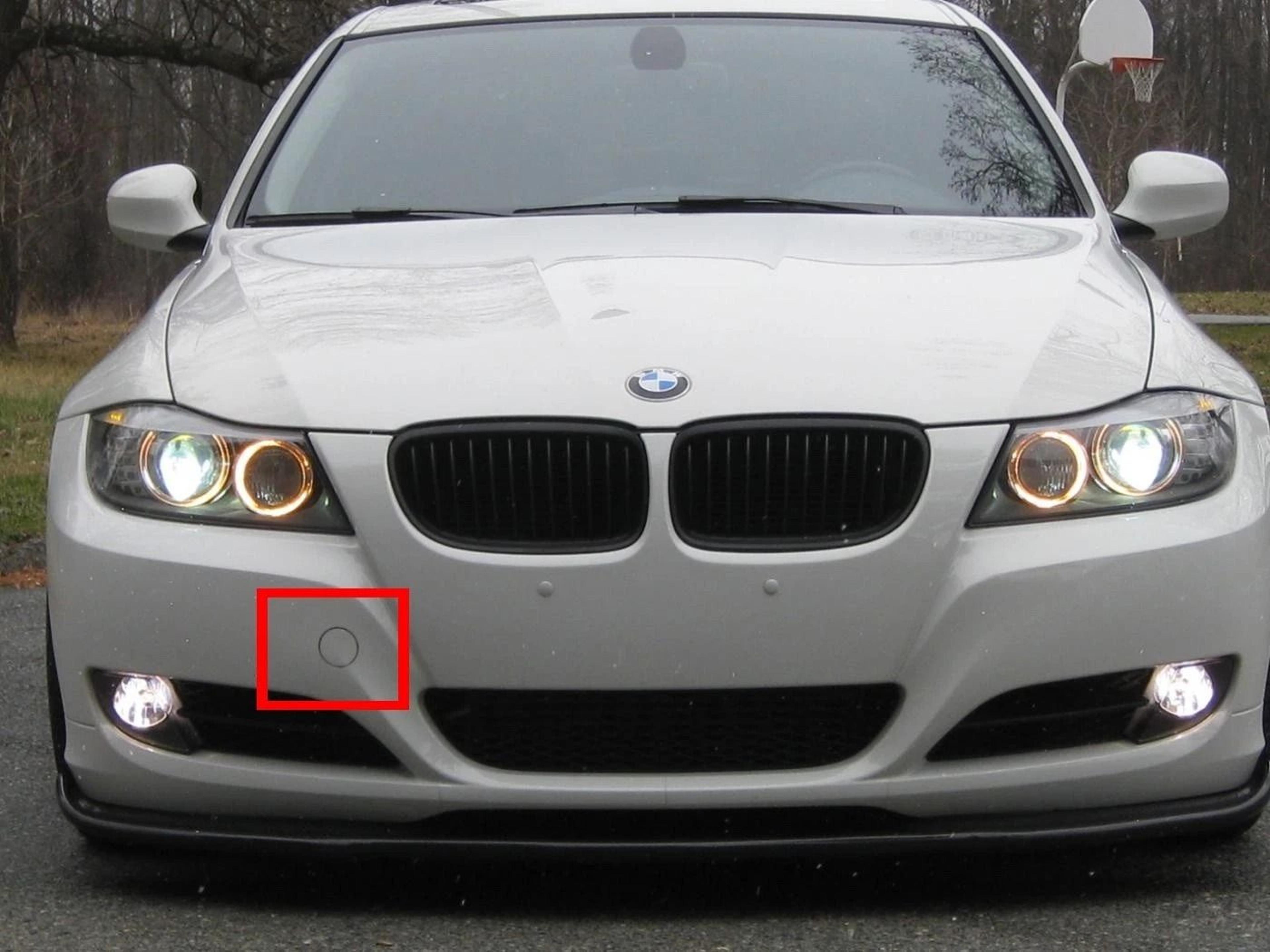 BMW E90 LCI Front Bumper Tow Hook Cover Cap Sedan 4