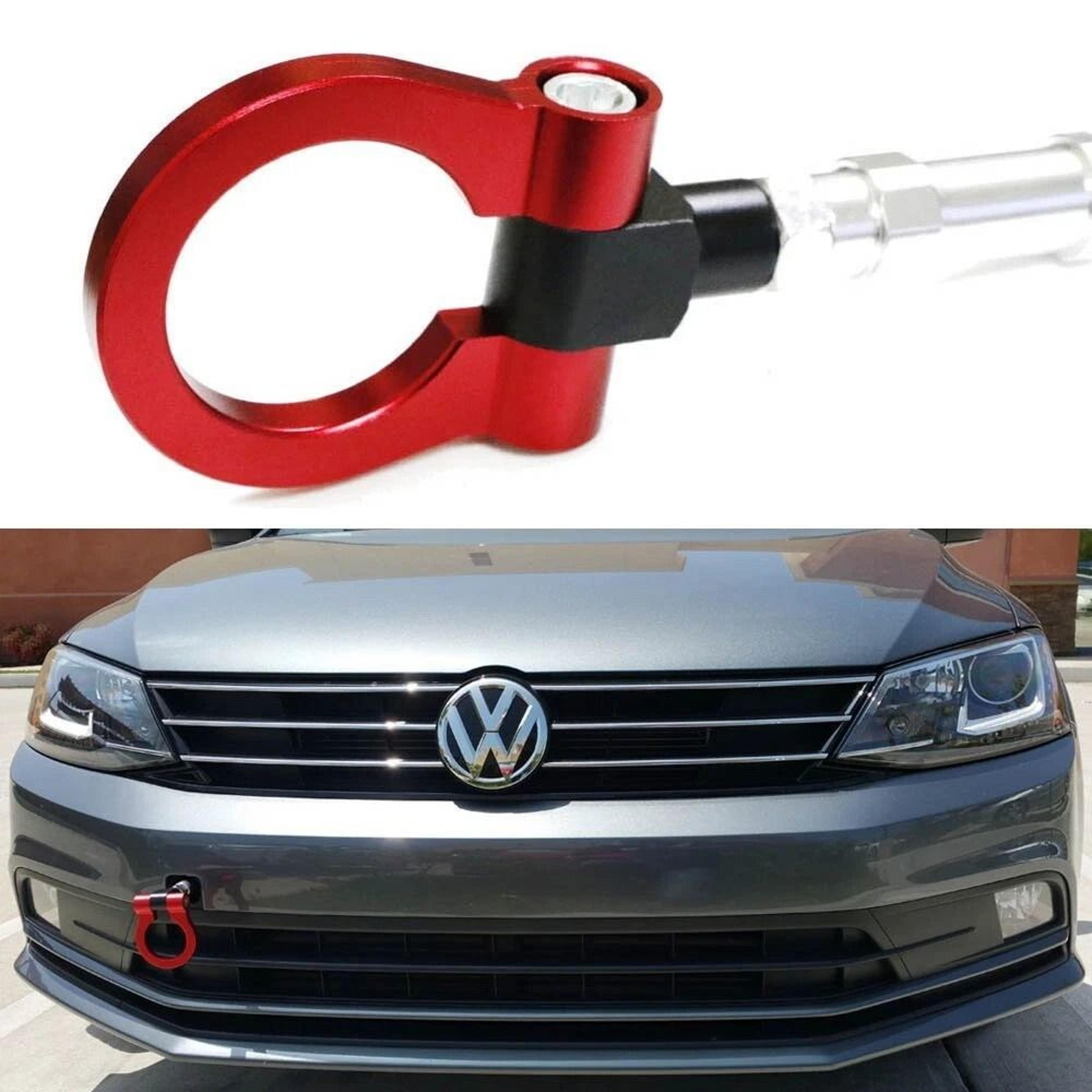 red aluminum racing tow hook ring for volkswagen jetta mk6